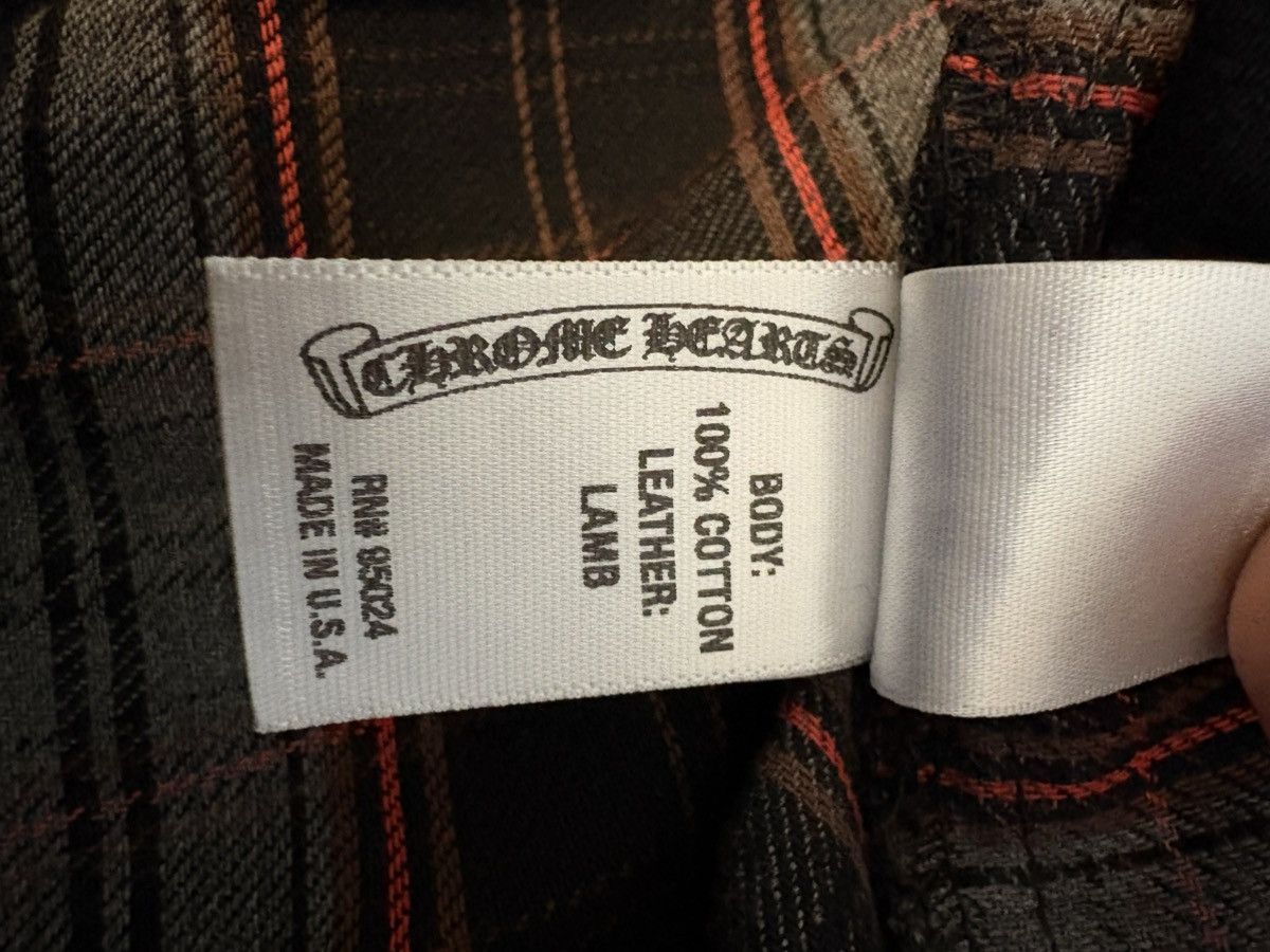 Chrome Hearts Chrome Hearts Leather Patch Flannel Size US S / EU 44-46 / 1 - 8 Thumbnail