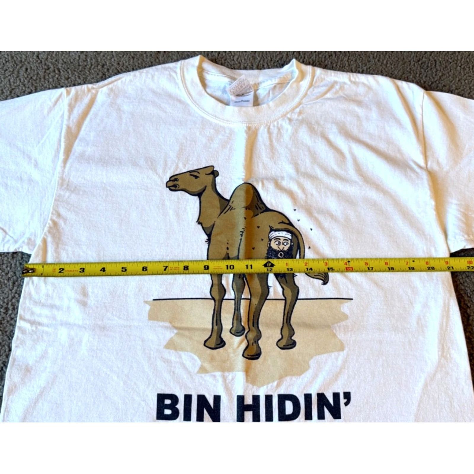 Camel Gilden Vintage Y2K Osama Bin Laden Camel Hidin'" Shirt - Large XL Size US XL / EU 56 / 4 - 3 Thumbnail