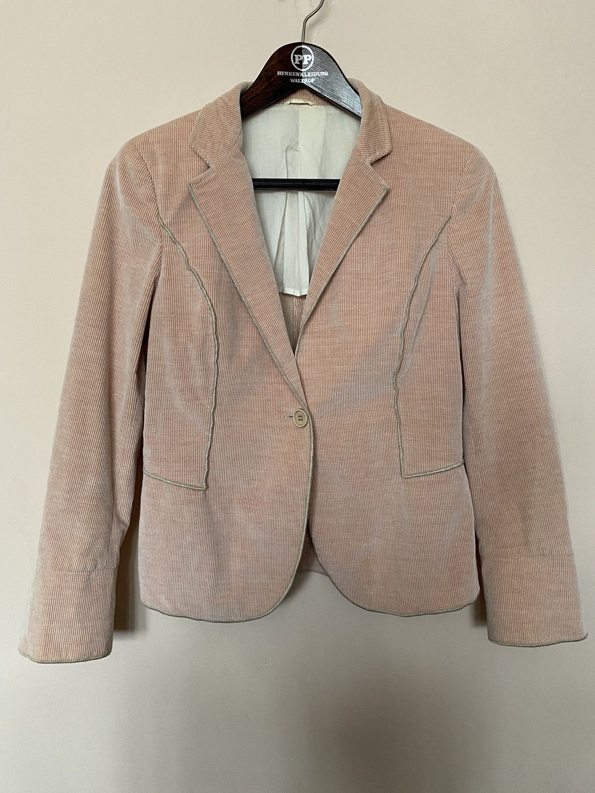 Brunello Cucinelli Brunello Cucinelli Blazer Velvet Pink Size M / US 6-8 / IT 42-44 - 1 Thumbnail