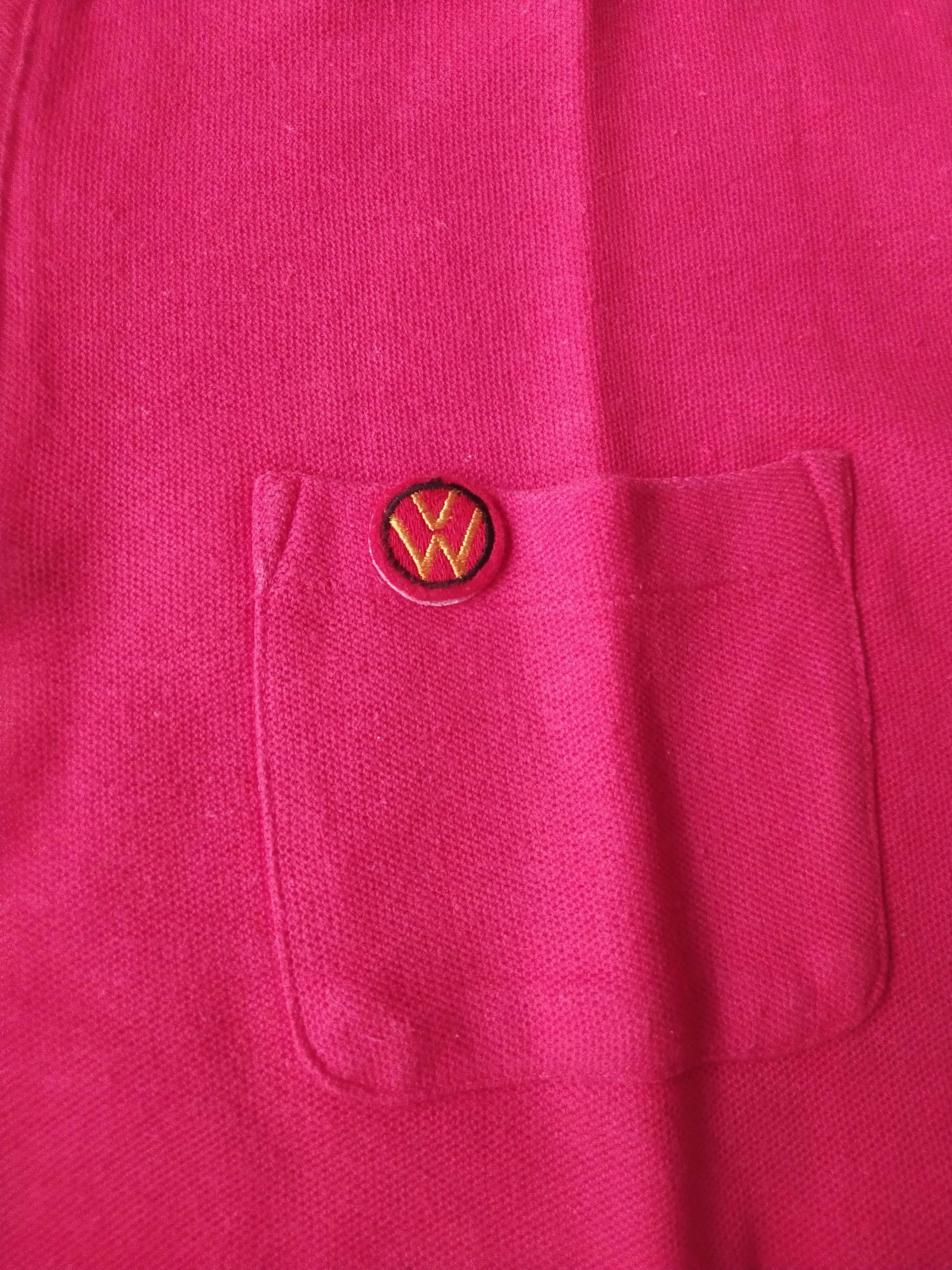 Gear for Sports Vintage 90s Volkswagen Motor Sport Polo Shirt Red Size US M / EU 48-50 / 2 - 2 Thumbnail