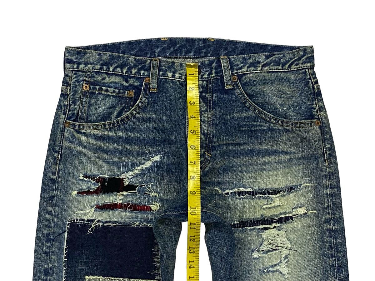 Hysteric Glamour × If Six Was Nine × Japanese Brand RNA Patchwork Distressed Denim Pants Size US 32 / EU 48 - 5 Thumbnail