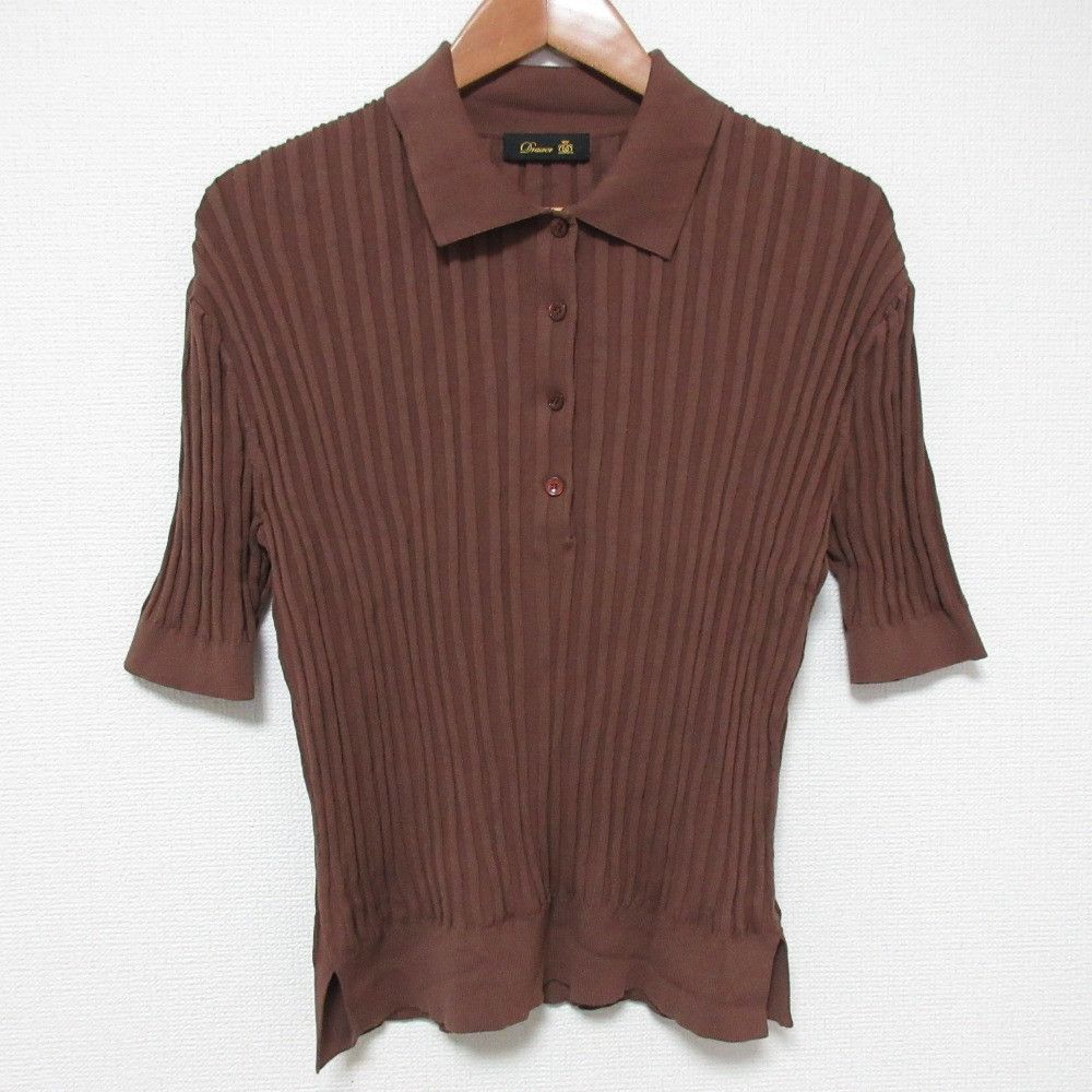 Other Other Drawer Cotton Short Sleeve Knit Polo Shirt Cotton Tops DUTY FREE for USA Size ONE SIZE - 1 Thumbnail