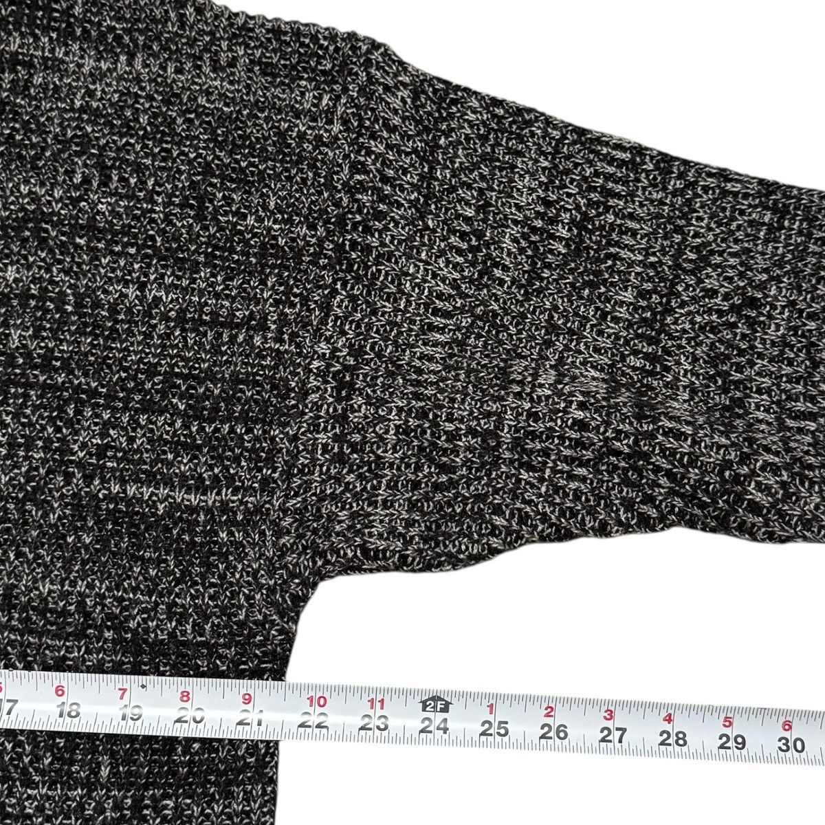 Vintage Vintage 90s Knit White/Gray/Black Sweater Men's Large Size US L / EU 52-54 / 3 - 5 Thumbnail