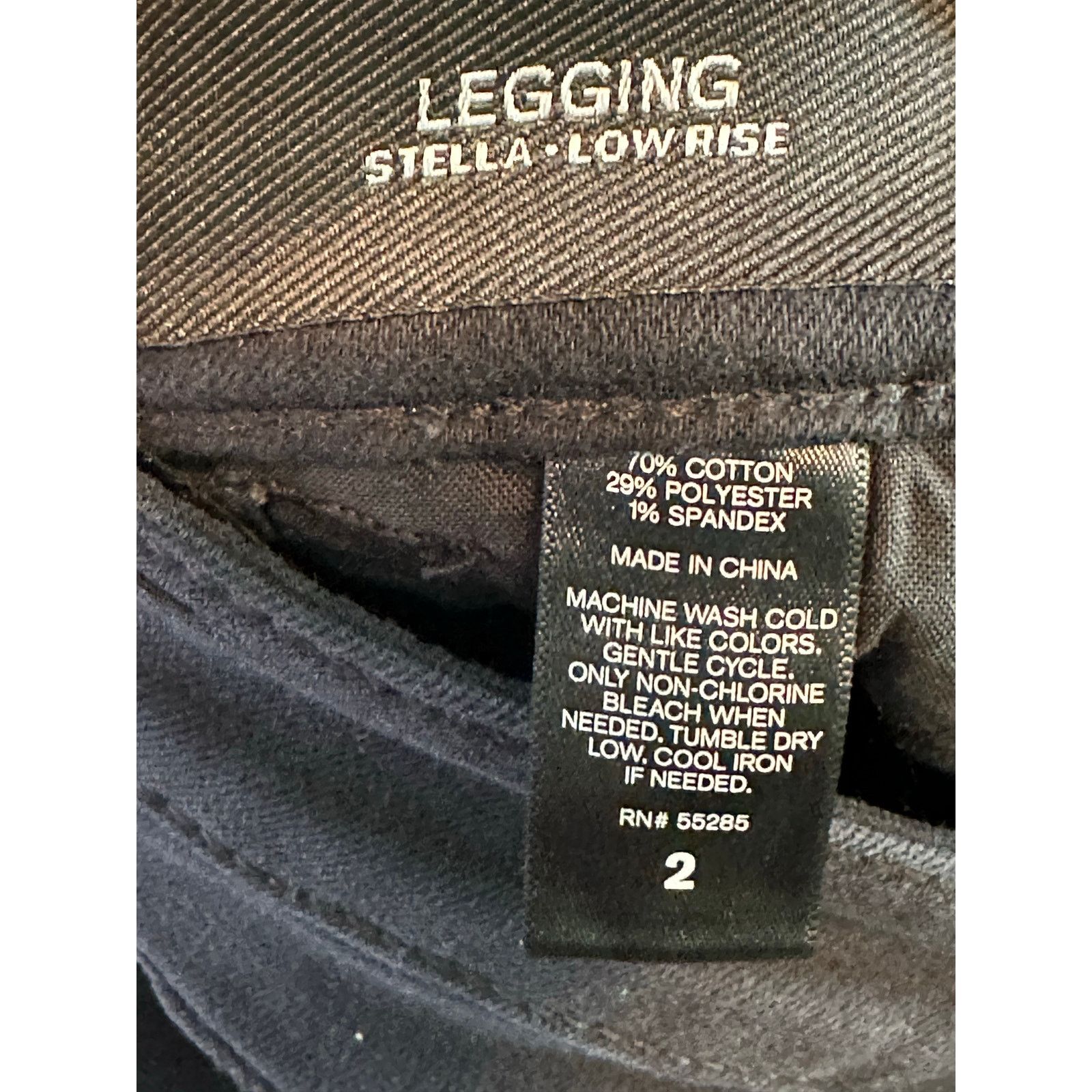 Express Express Stella Low Rise Leggings Zipper Ankle Jeans size 2 Size 26" / US 2 / IT 38 - 4 Thumbnail