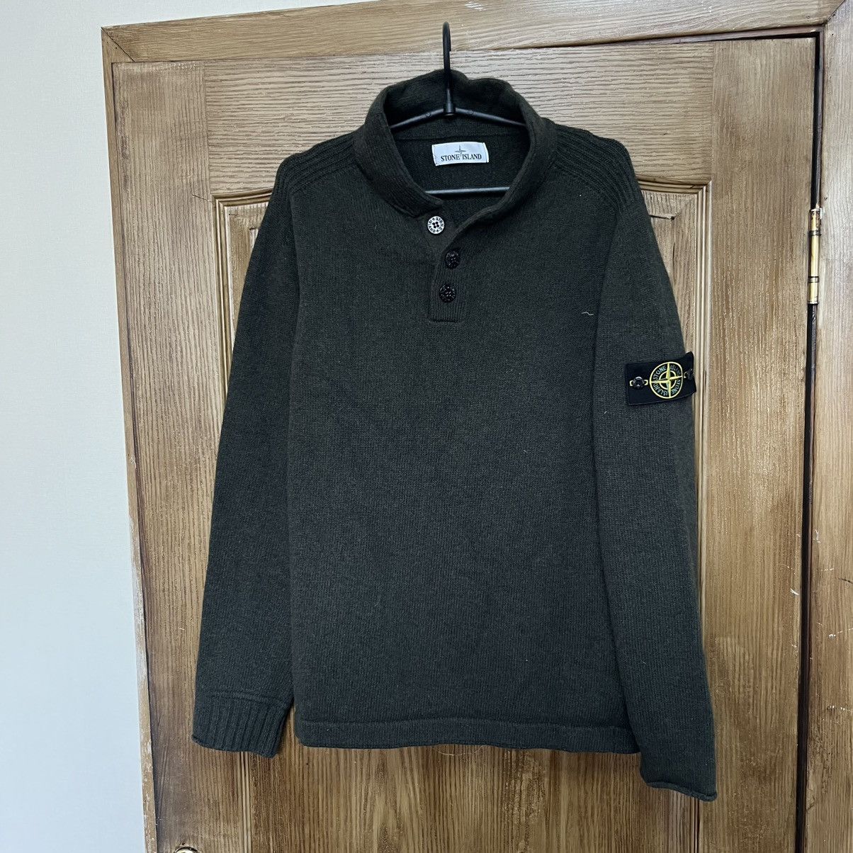 Stone Island Vintage Stone Island 1/3 Zip Hoodie Size US XL / EU 56 / 4 - 1 Thumbnail