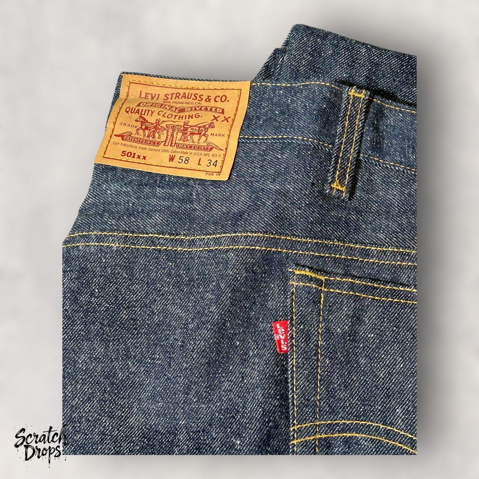 Levi's Vintage Levi’s 501xx Shrink-to-Fit Jeans USA W58 L34 501 NWT Size US 42 / EU 58 - 5 Thumbnail