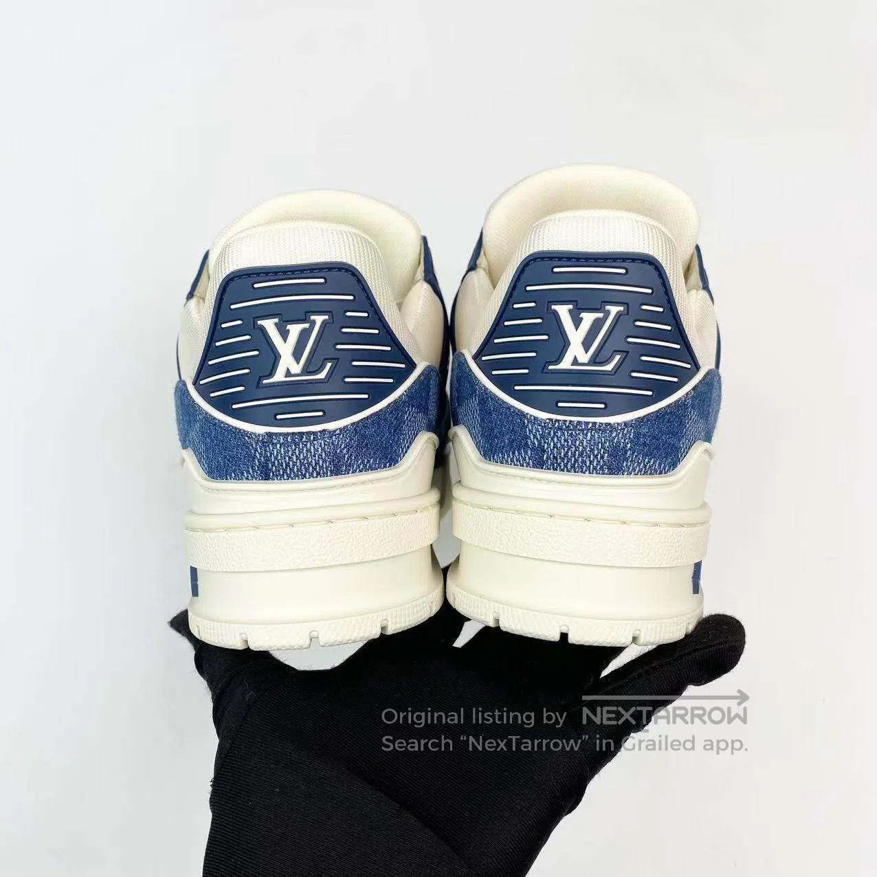 Louis Vuitton Louis Vuitton Size 4 Trainer denim shoes| Size US 7.5 / IT 37.5 - 5 Thumbnail