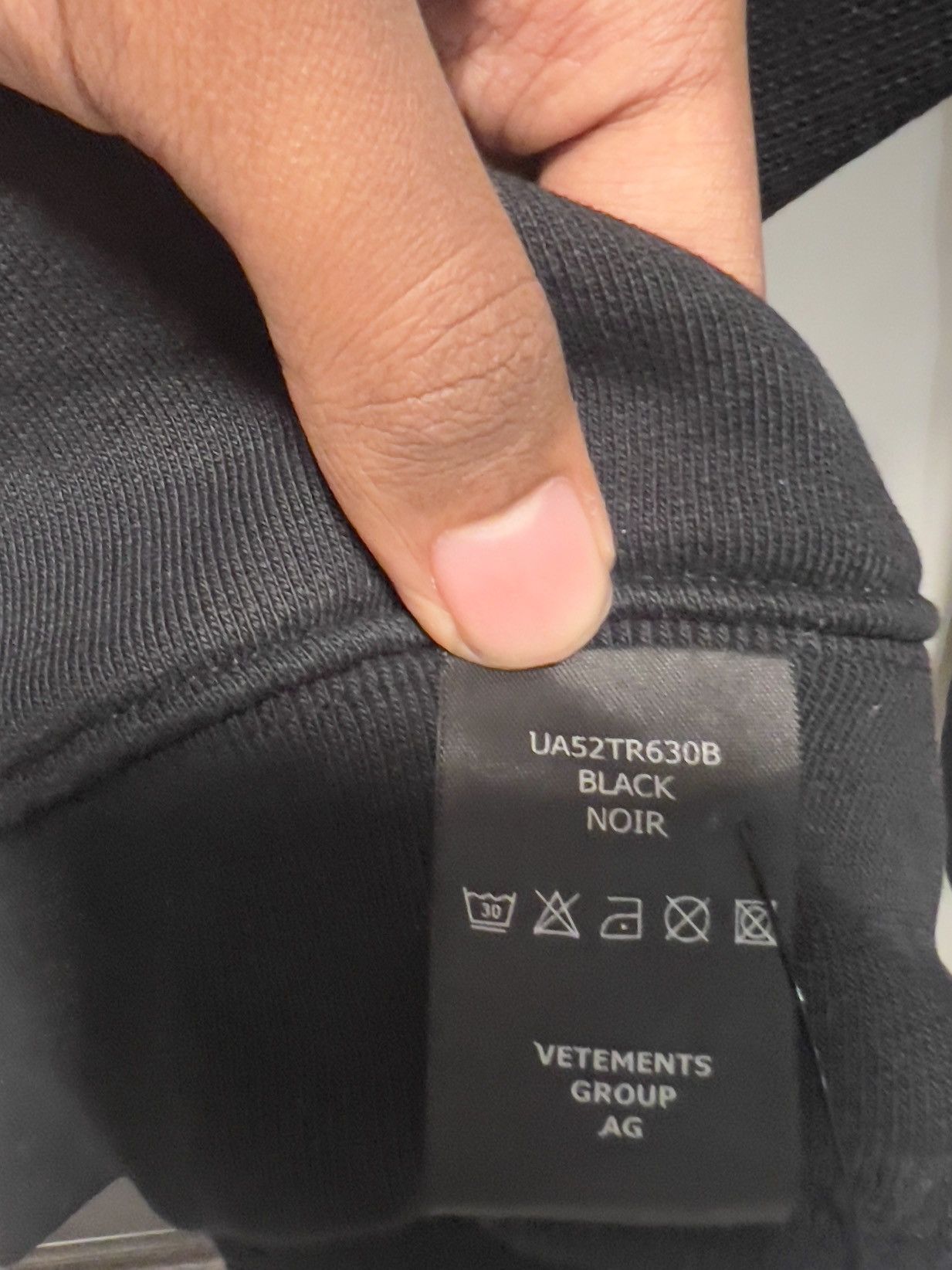 Vetements Vetements 'My Name Is' Black Long Sleeve Size US L / EU 52-54 / 3 - 8 Thumbnail