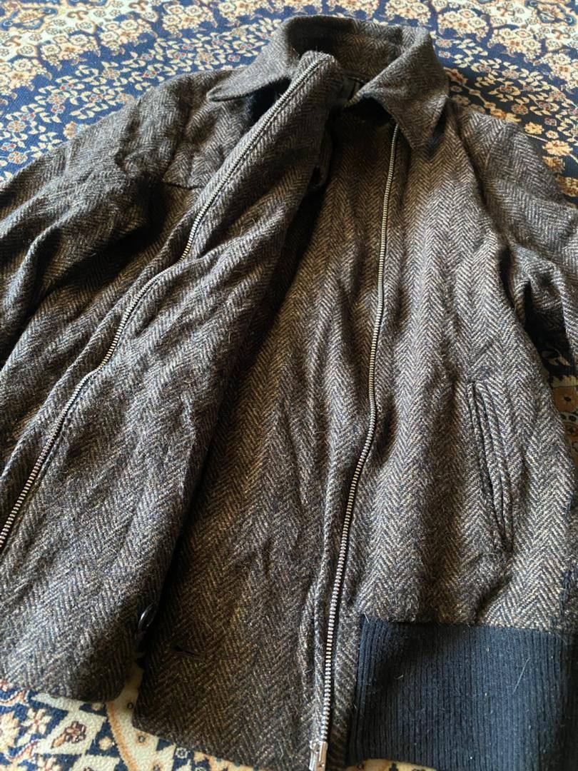 Japanese Brand 2000s JAPANESE BRAND WOOL BOMBER JACKET Size US M / EU 48-50 / 2 - 3 Thumbnail