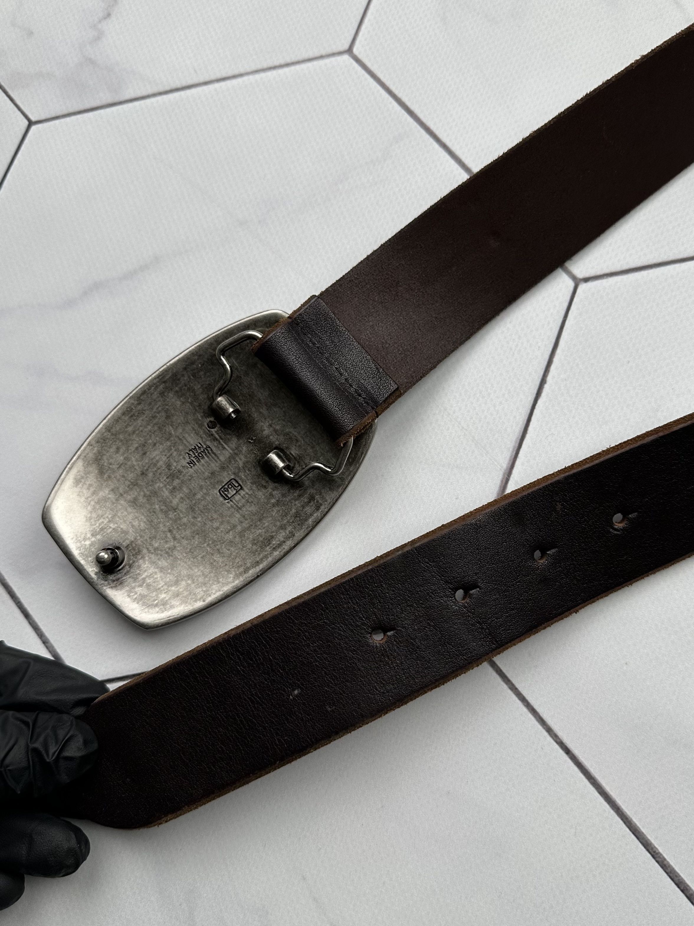Just Cavalli Just Cavalli Vintage Leather Belt (B275) Size 32 - 6 Thumbnail