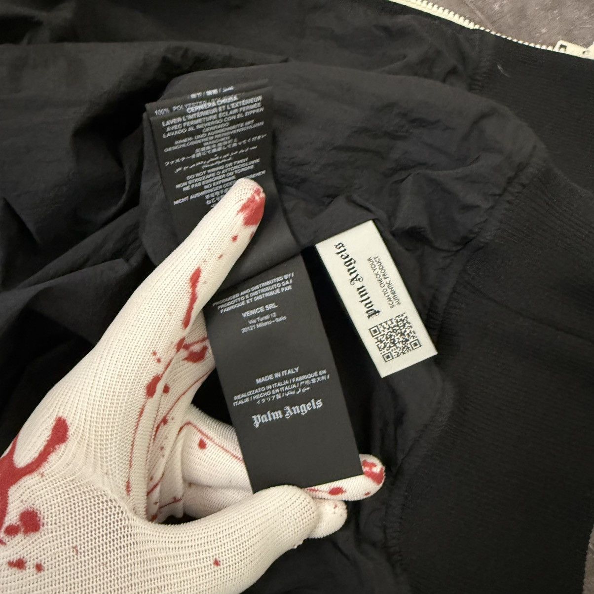 Palm Angels Palm Angels Black Nylon Jacket Size US XS / EU 42 / 0 - 6 Thumbnail