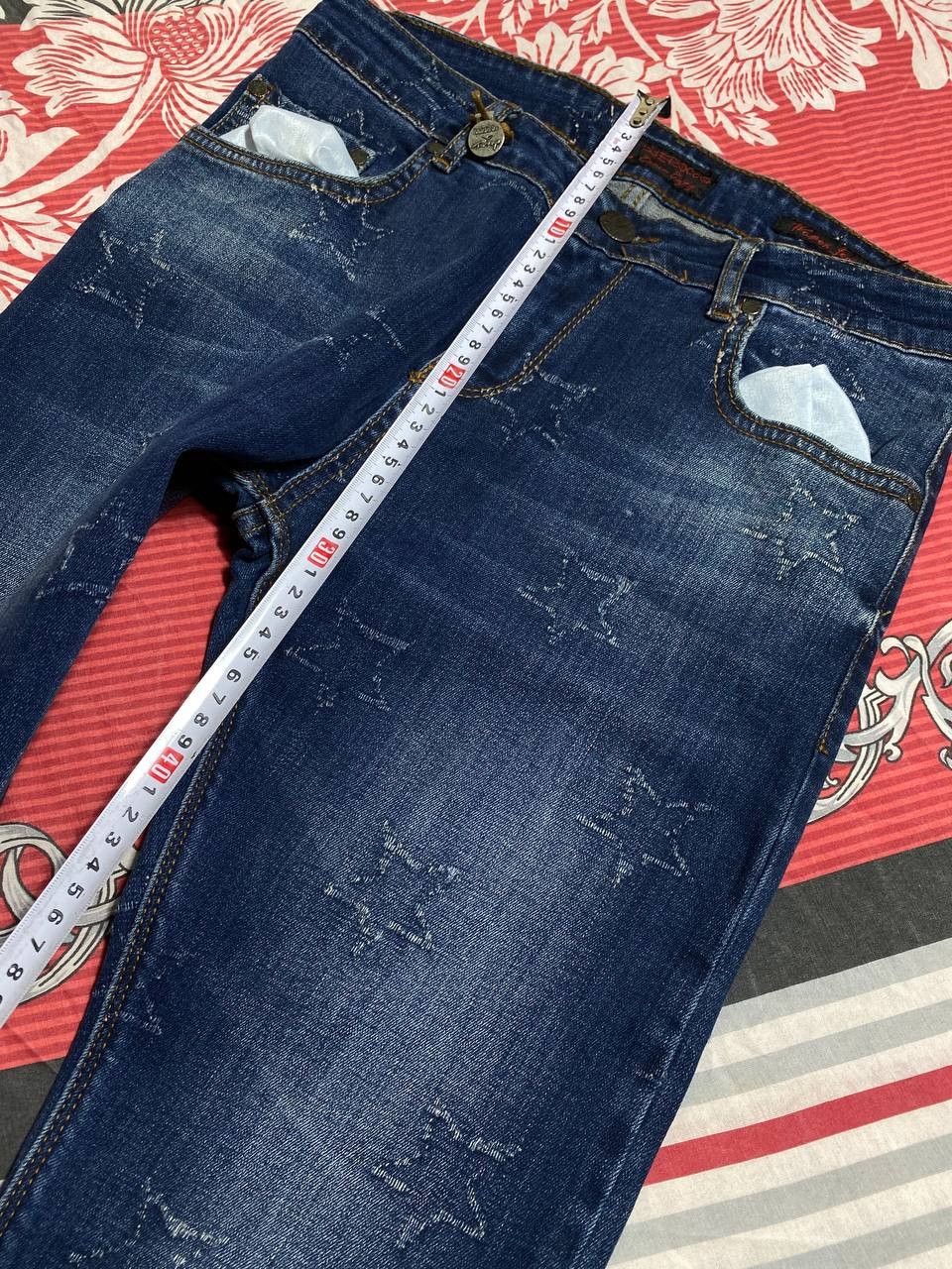 Japanese Brand Crazy Crash Dirty Baggy Faded Jean Japan Avant Garde Style Size US 30 / EU 46 - 20 Thumbnail