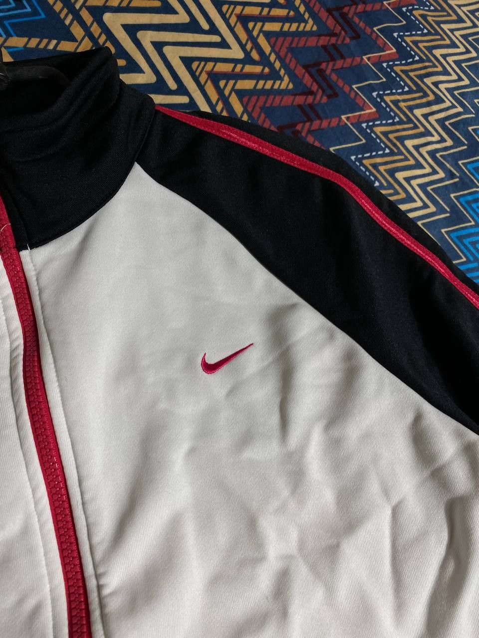 Nike × Vintage Nike vintage y2k big logo sweater zip up sweatshirt Size US L / EU 52-54 / 3 - 19 Thumbnail