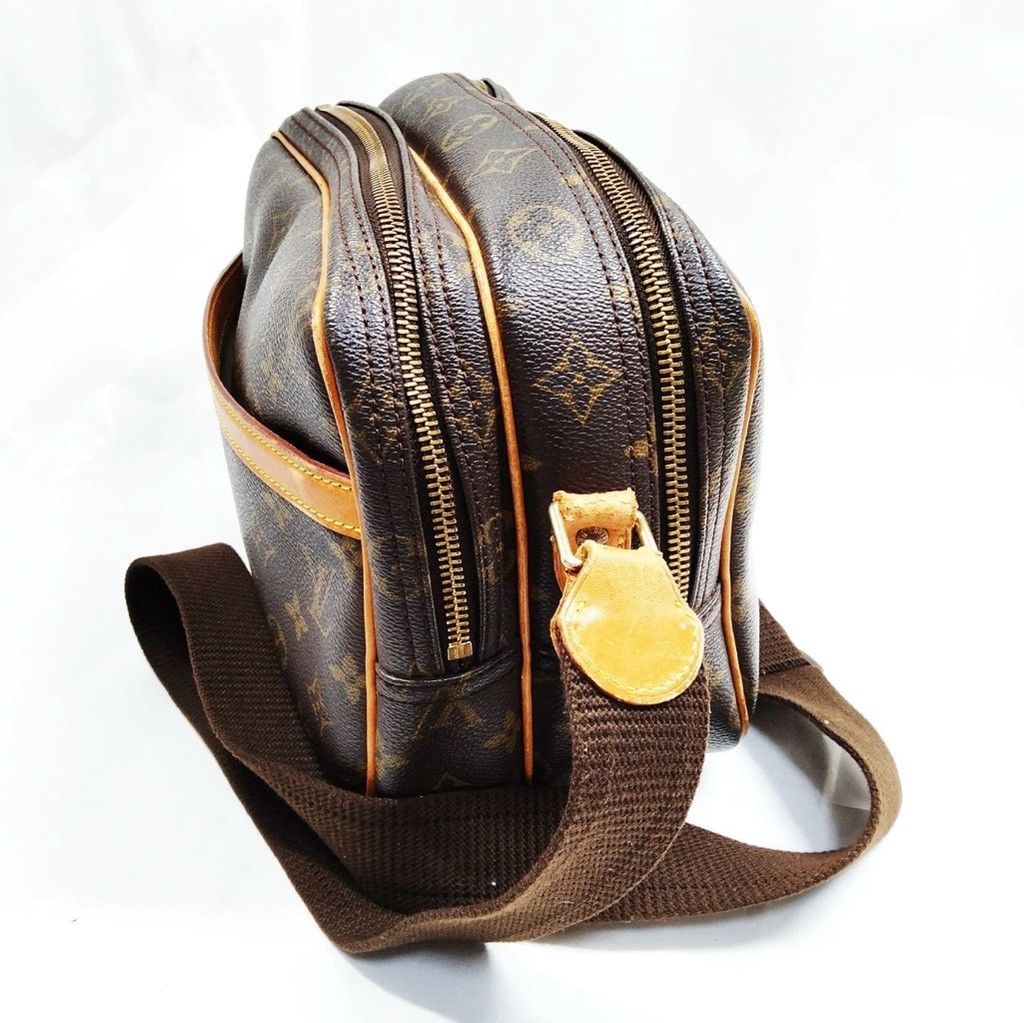 Louis Vuitton Louis Vuitton Monogram Canvas Reporter PM Bag Brown Size ONE SIZE - 3 Thumbnail