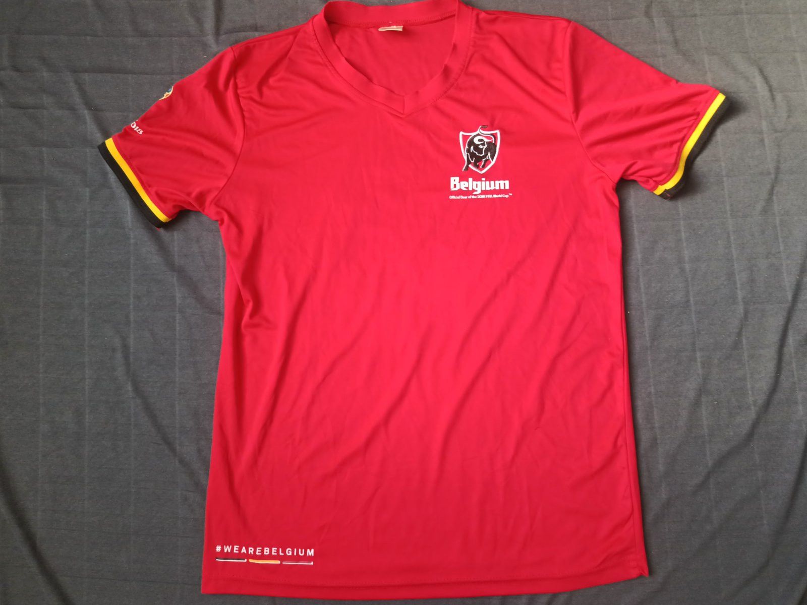Jupe By Jackie Jupitor 2018 FIFA World Cup #18 We Are Belgium Shirt Size L Size US L / EU 52-54 / 3 - 2 Thumbnail