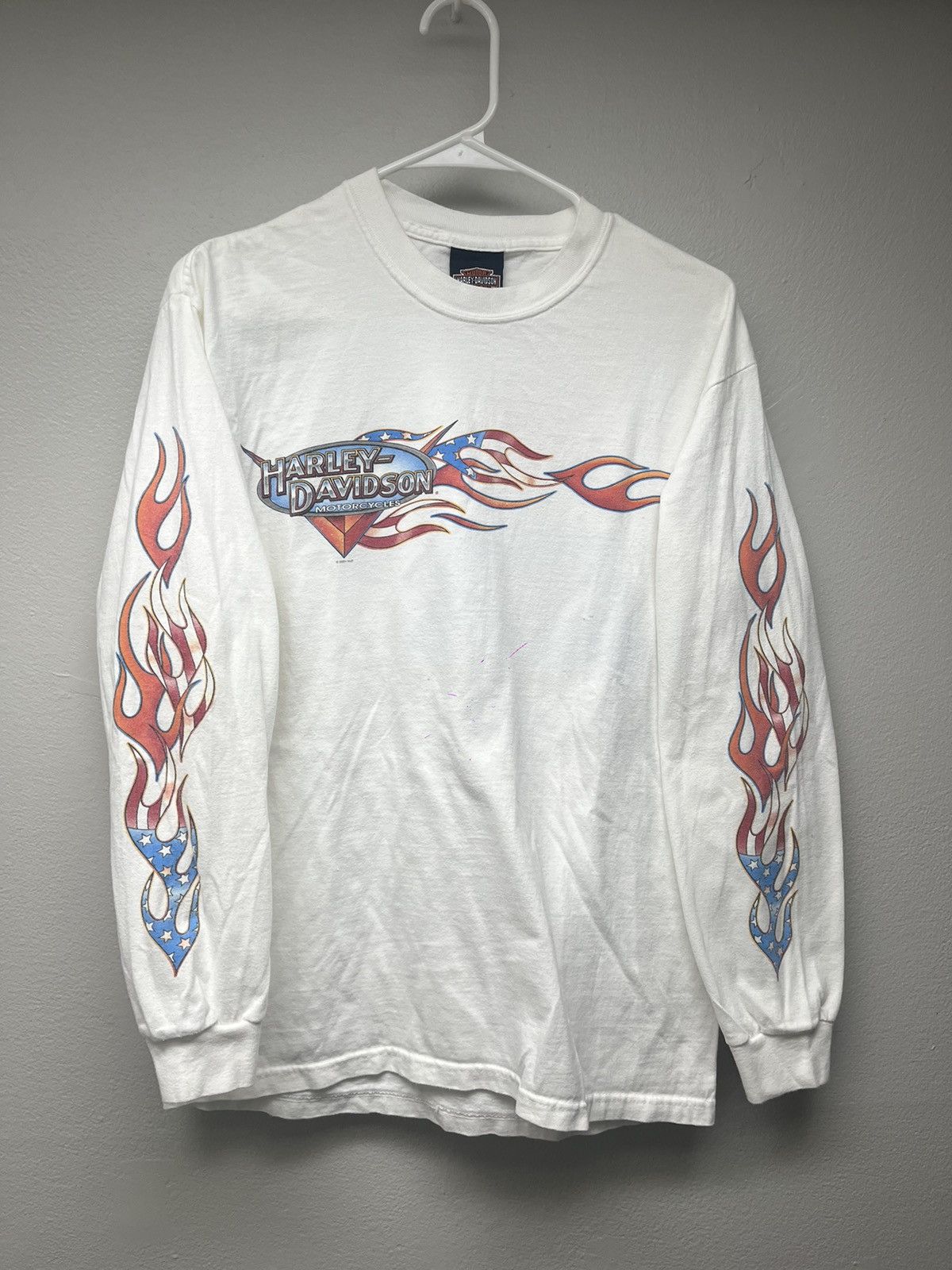 Harley Davidson 01 Harley Davidson USA Flag Flame Daytona Beach Longsleeve Size US M / EU 48-50 / 2 - 1 Thumbnail