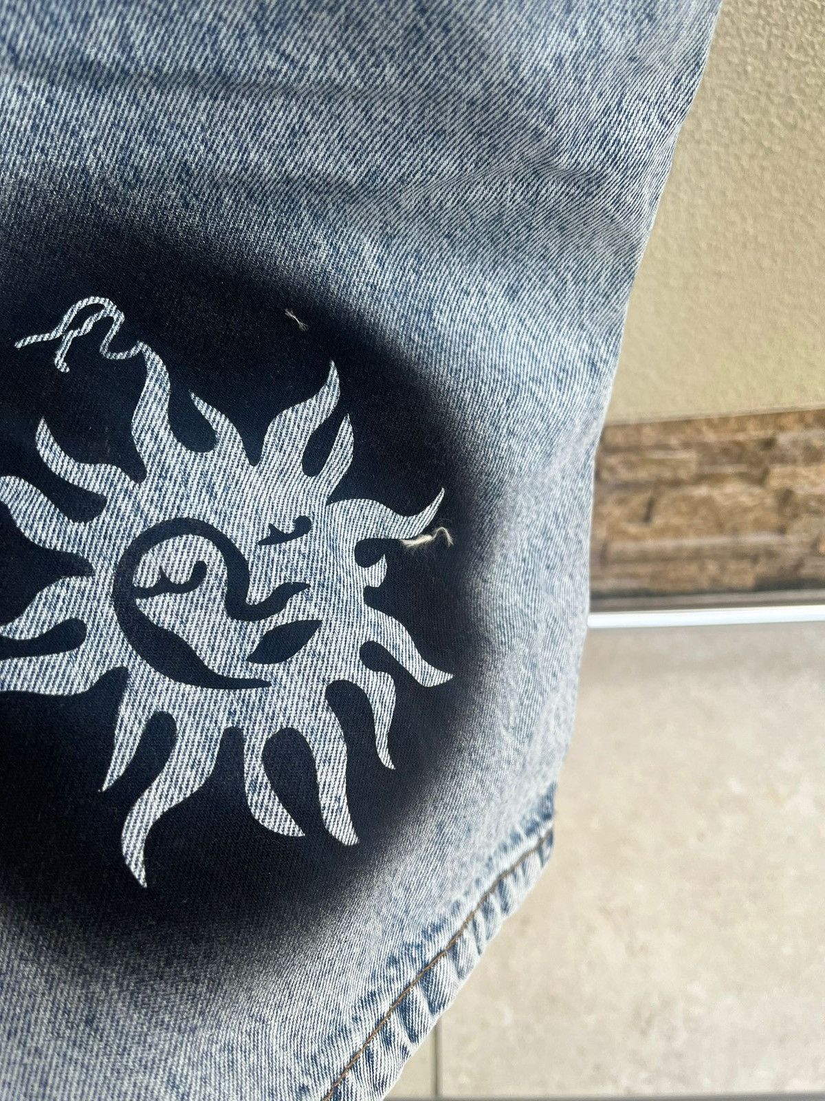 Dries Van Noten × Stussy Stencil Denim in Light Blue Size US 38 / EU 54 - 15 Thumbnail