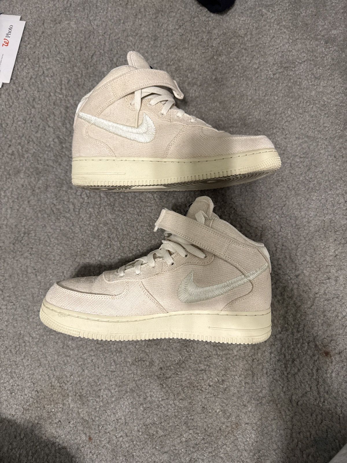 Stussy Air Force 1 Mid Stussy Fossil Size US 8.5 / EU 41-42 - 2 Thumbnail