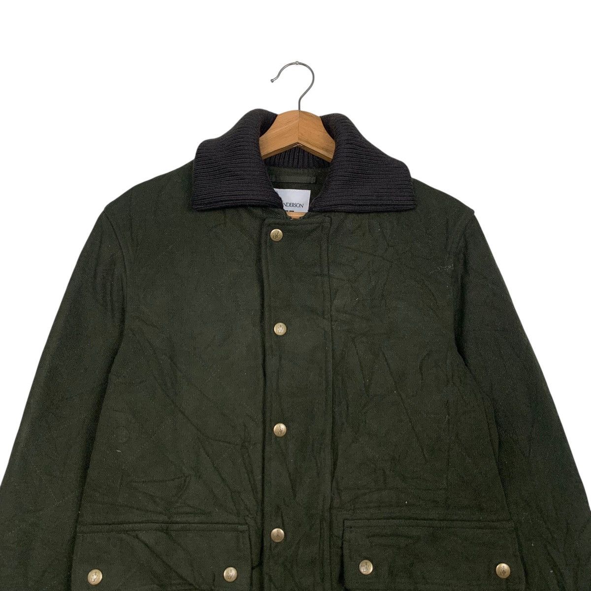 JW Anderson × Uniqlo JW ANDERSON Dark Green Wool Rancher Jacket #2744-C124 Size US S / EU 44-46 / 1 - 2 Thumbnail