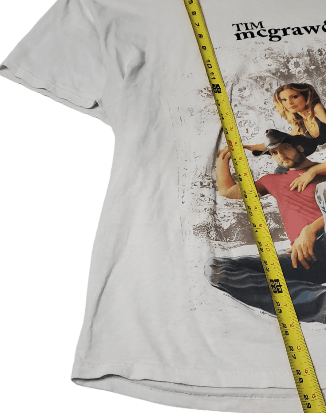 Vintage 2007 Tim McGraw & Faith Hill Tour T-Shirt Size US XL / EU 56 / 4 - 6 Thumbnail