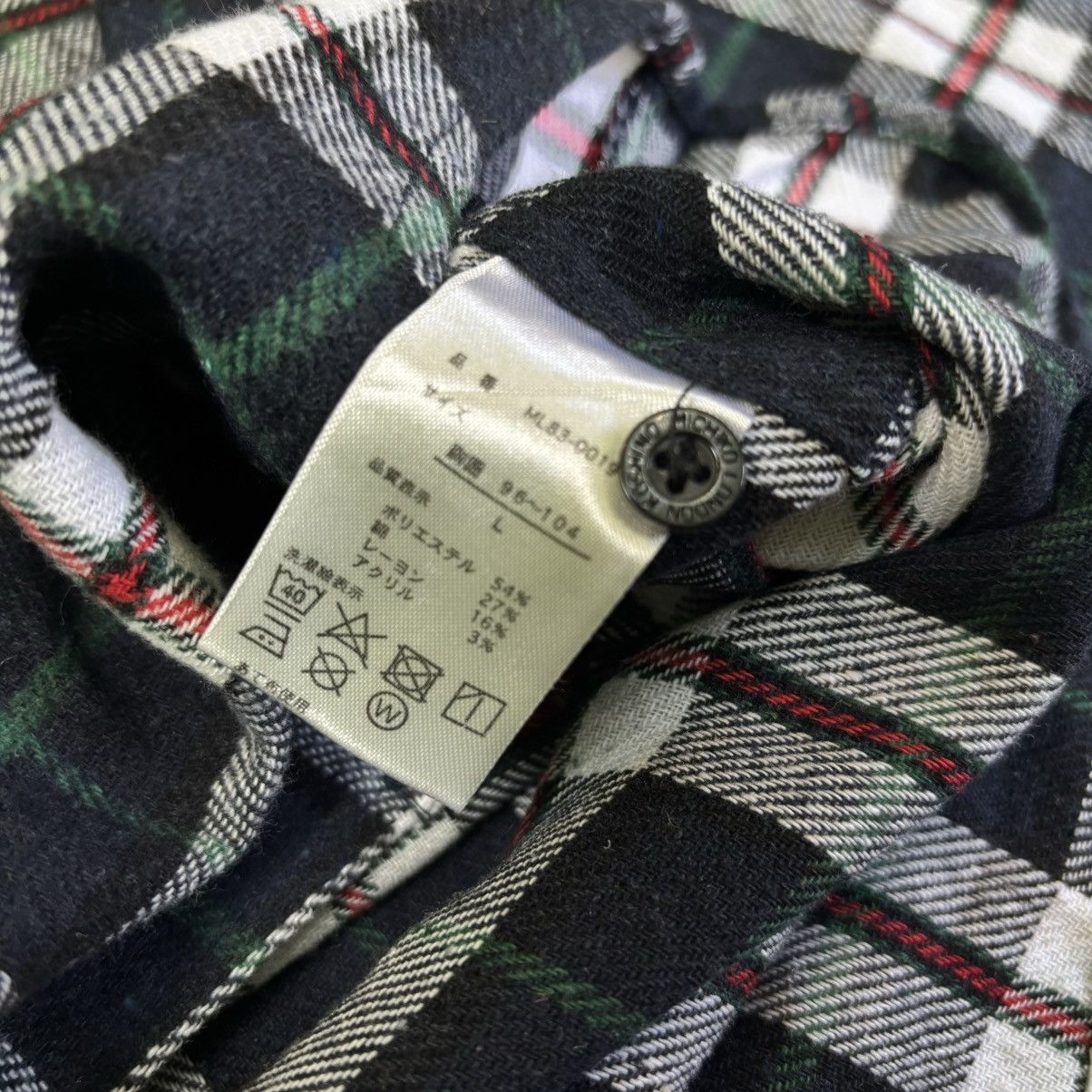 Japanese Brand × Michiko Koshino London Michiko London Flannel Shirt Size US L / EU 52-54 / 3 - 5 Thumbnail