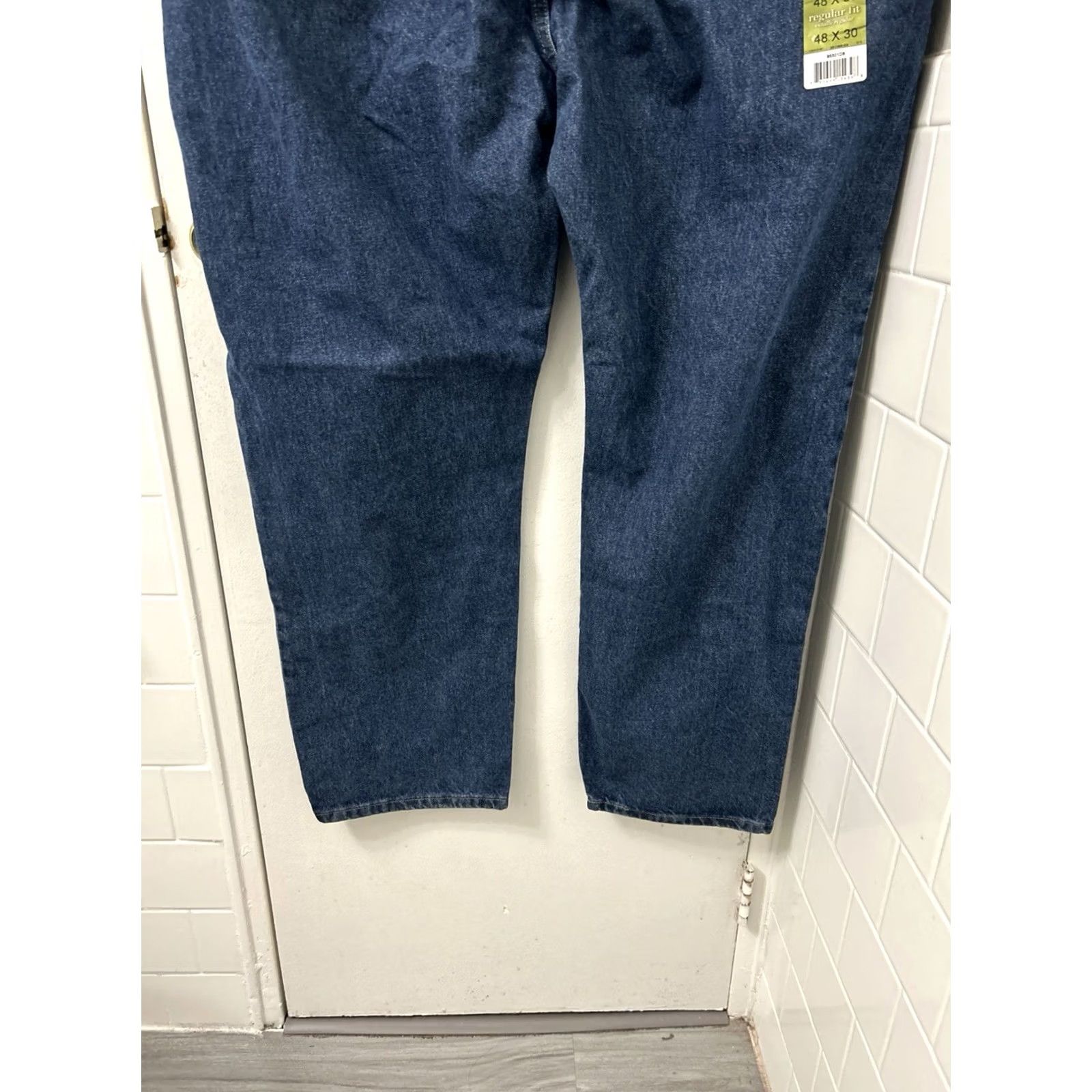 Wrangler Wrangler Five Star Jeans Mens 48x30 Blue Regular Fit Straight Leg Denim NWT Size US 32 / EU 48 - 3 Thumbnail