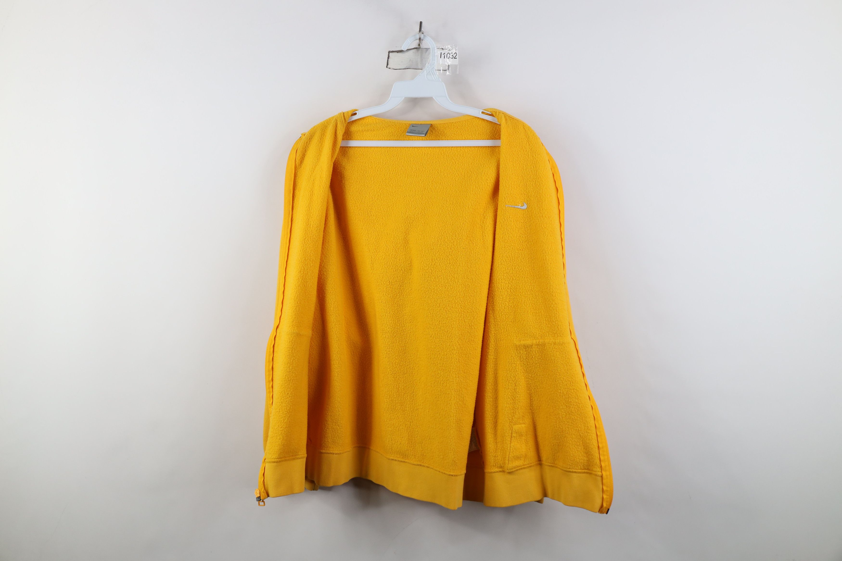 Nike Vintage Y2K Nike Scott Mini Swoosh Full Zip Hoodie Yellow Size XL / US 12-14 / IT 48-50 - 10 Thumbnail