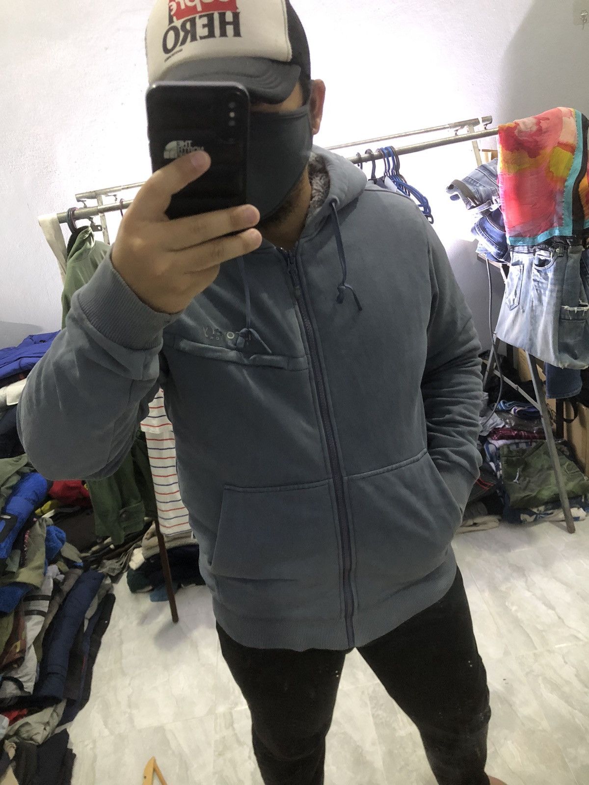 DISCOVERED × Japanese Brand × U.S. Expedition Discovery expedition grey hoodie with sherpa lining Size US M / EU 48-50 / 2 - 1 Thumbnail