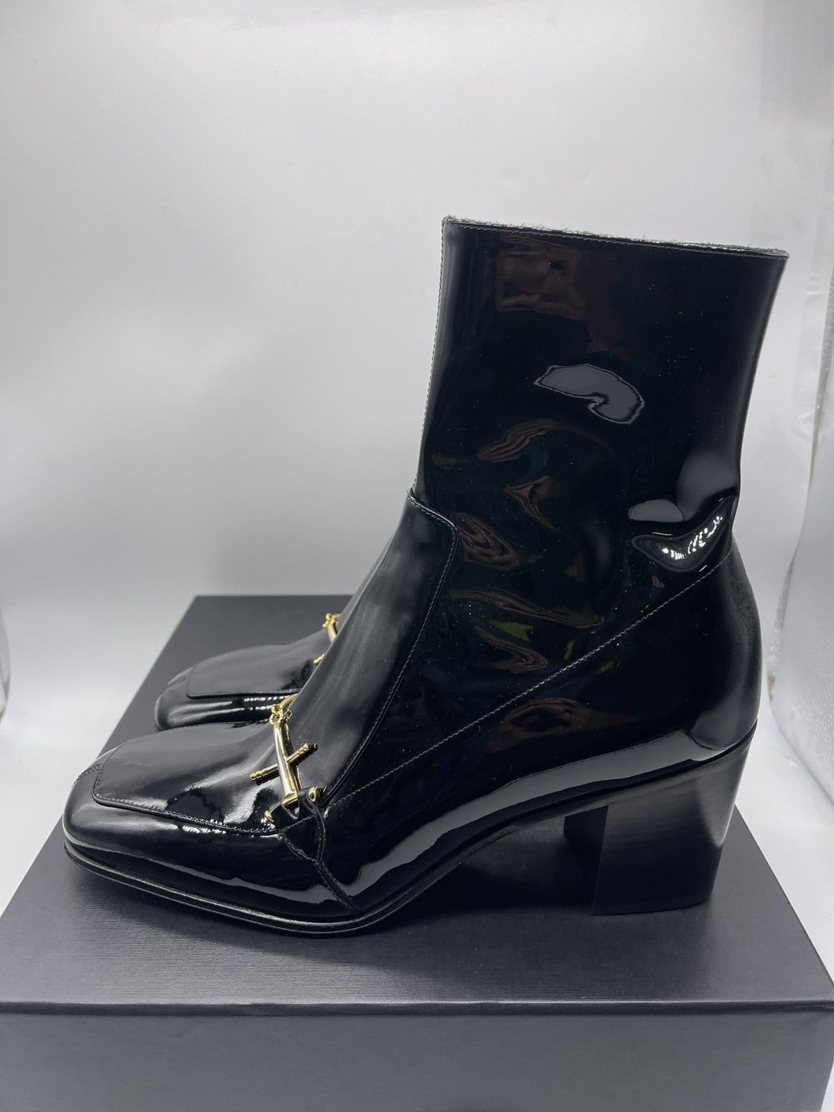 Saint Laurent Paris Saint Laurent beau 75 Horsebit boots size eu41 Size US 8 / EU 41 - 3 Thumbnail