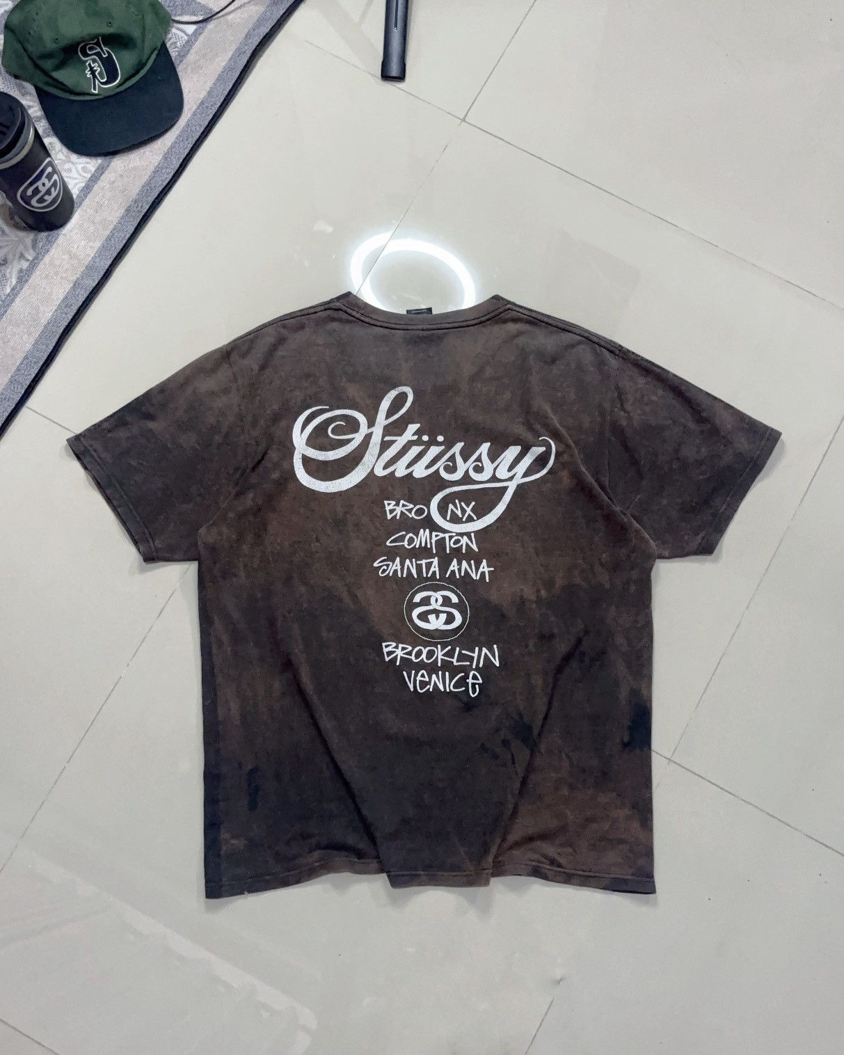 Stussy Stussy World Tour Snake Skin AOP Tee Size US M / EU 48-50 / 2 - 2 Thumbnail