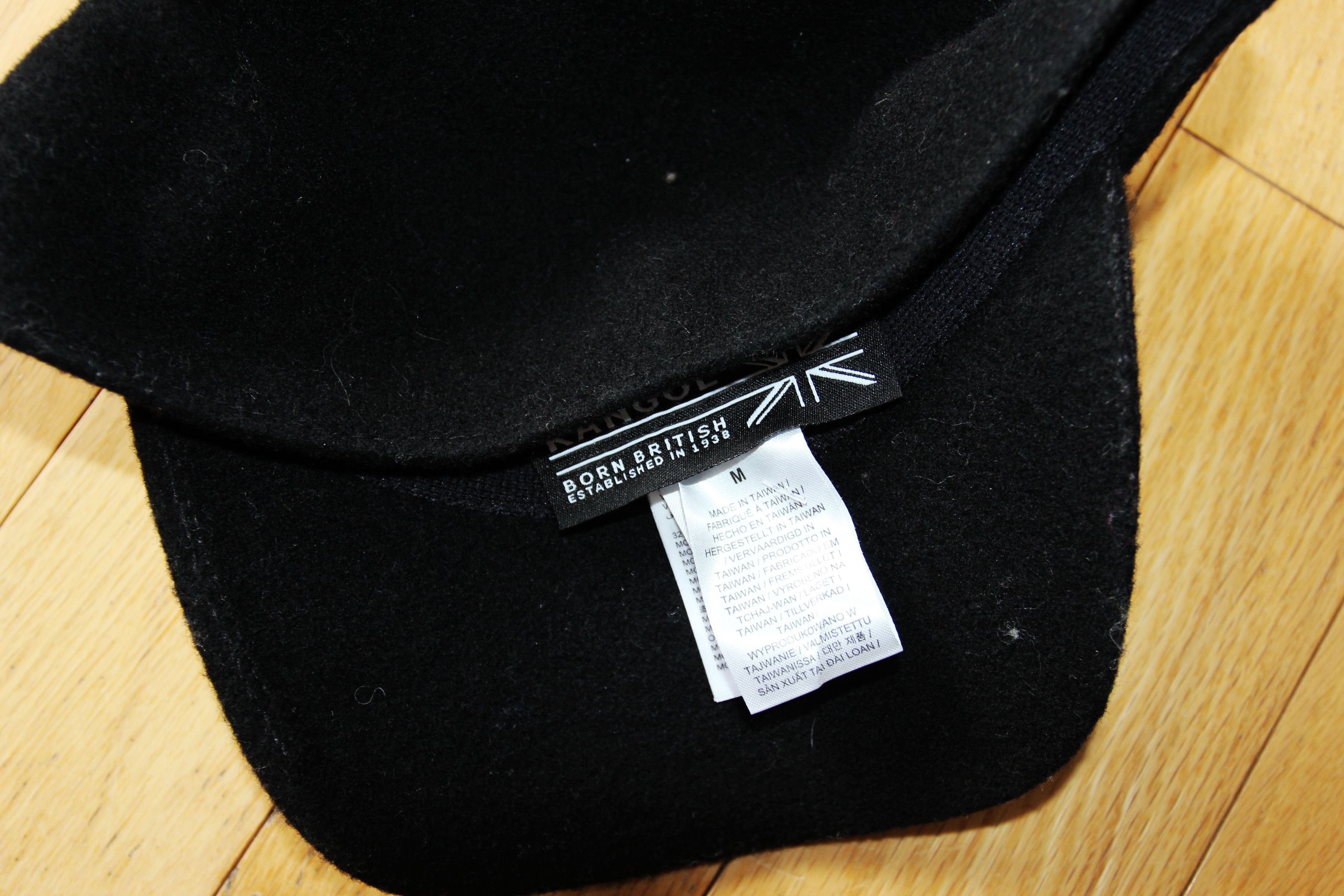 Kangol BNWT AW23 KANGOL EMBROIDERED LOGO WOOL CAP BLACK M Size ONE SIZE - 4 Thumbnail