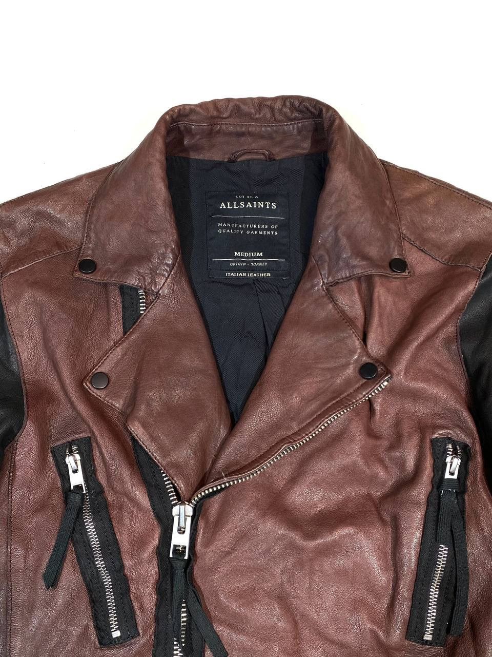 Allsaints Allsaints Men Leather Jacket Size US S / EU 44-46 / 1 - 10 Thumbnail