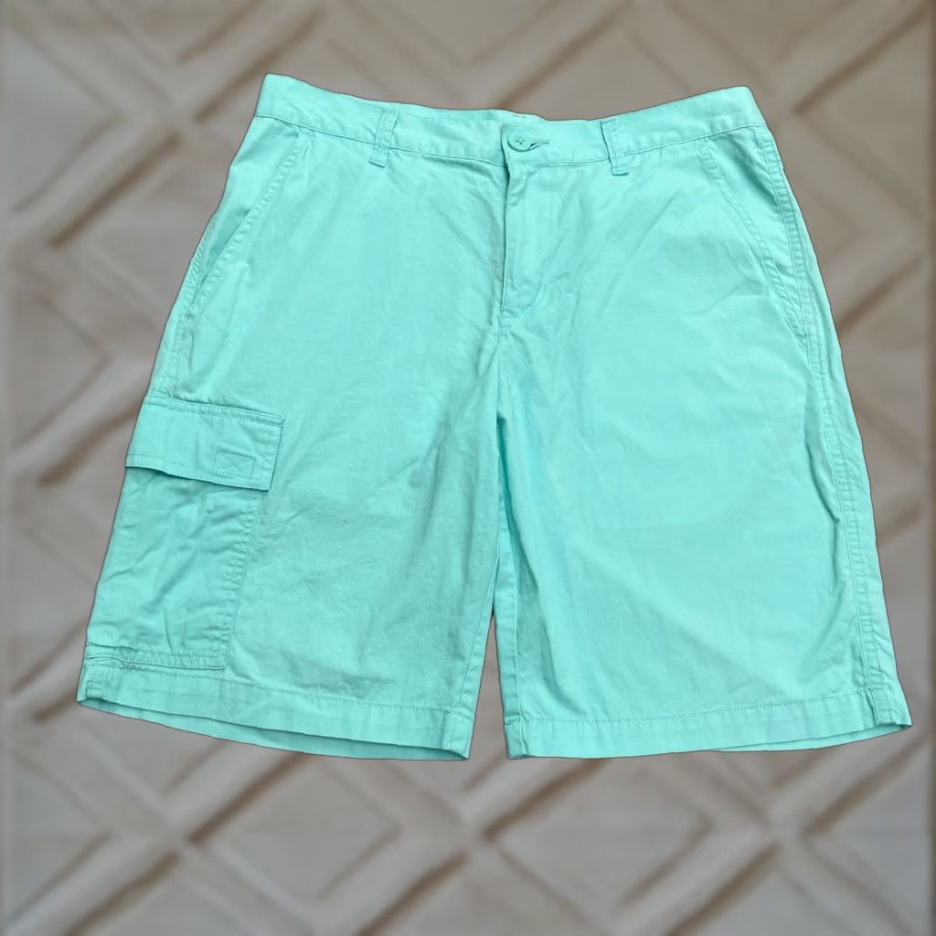 Vintage Columbia Cargo Shorts Mens 32 Green Cotton Outdoor Casual Fishing 10in Inseam Size US 32 / EU 48 - 1 Thumbnail