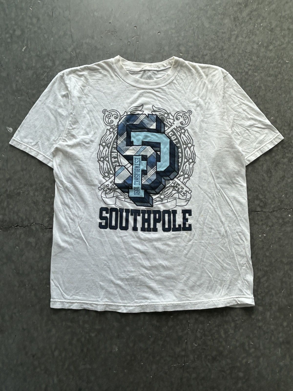 Southpole Vintage Y2K Southpole Graphic Tee Baggy Oversized Fit Size US XL / EU 56 / 4 - 1 Thumbnail