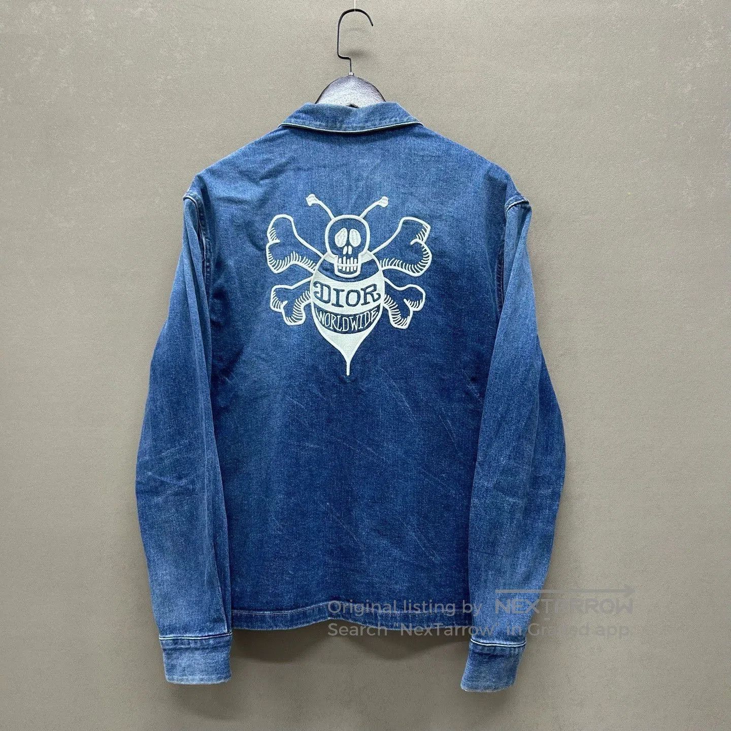 Dior dior x stussy embroidered denim jacket. Size US M / EU 48-50 / 2 - 2 Thumbnail