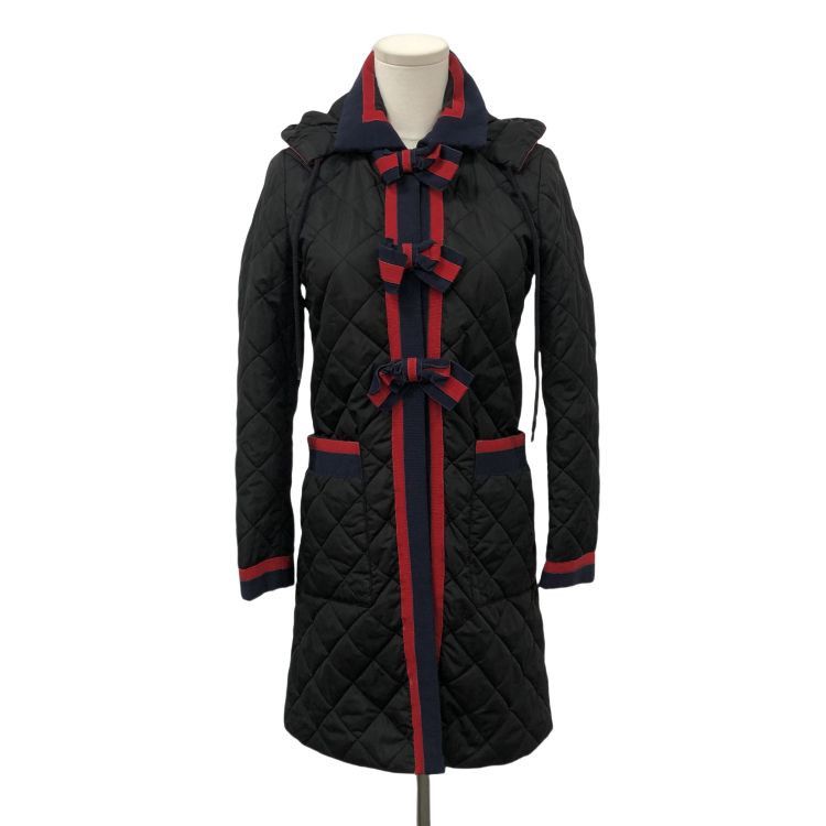 Gucci Gucci Quilted Web Detail Coat Size 36 Size XS / US 0-2 / IT 36-38 - 1 Thumbnail