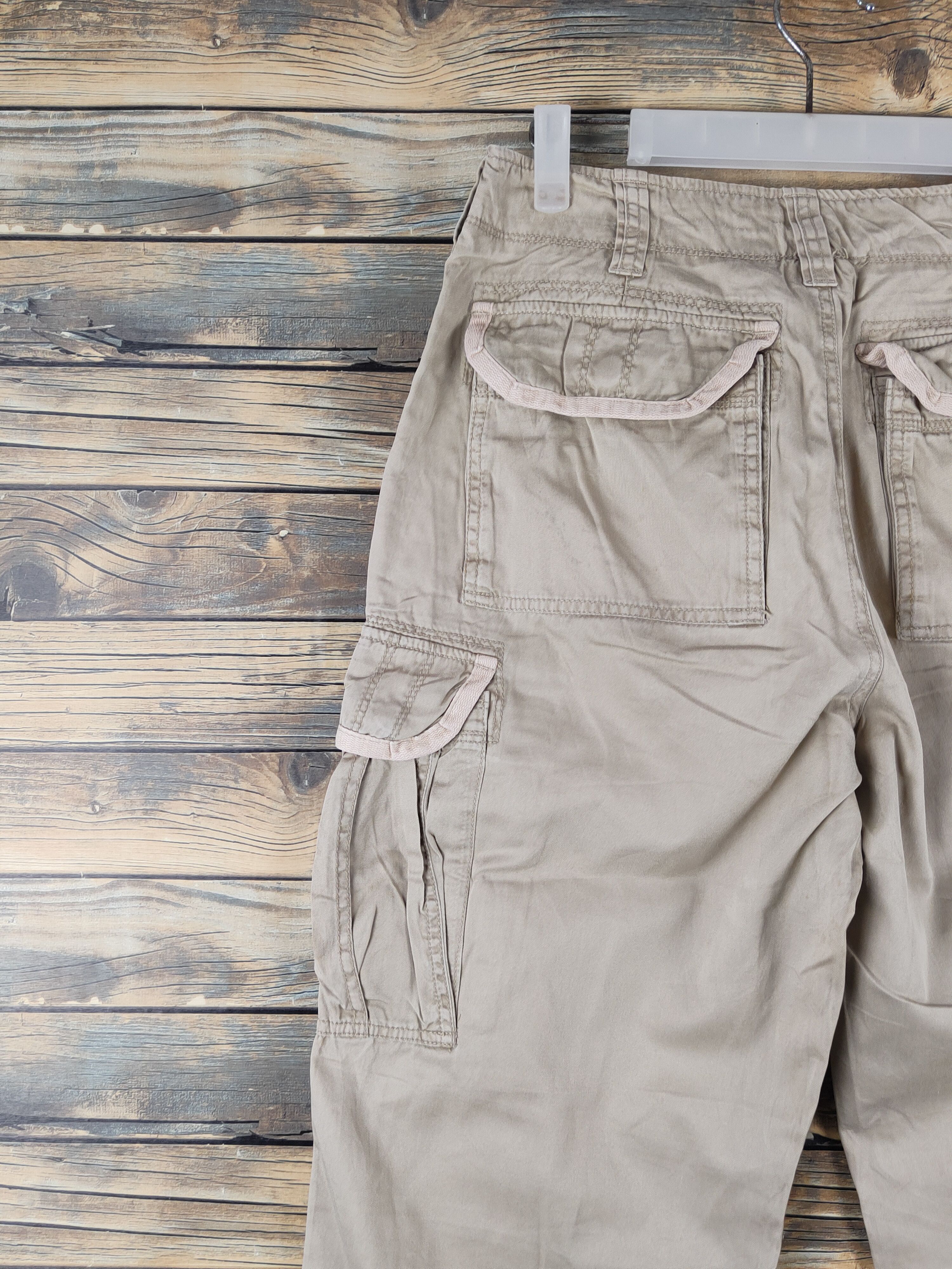 Japanese Brand DL JB a Few Ivory Multipocket Tactical Cargo Pants #1350 Size US 30 / EU 46 - 9 Thumbnail