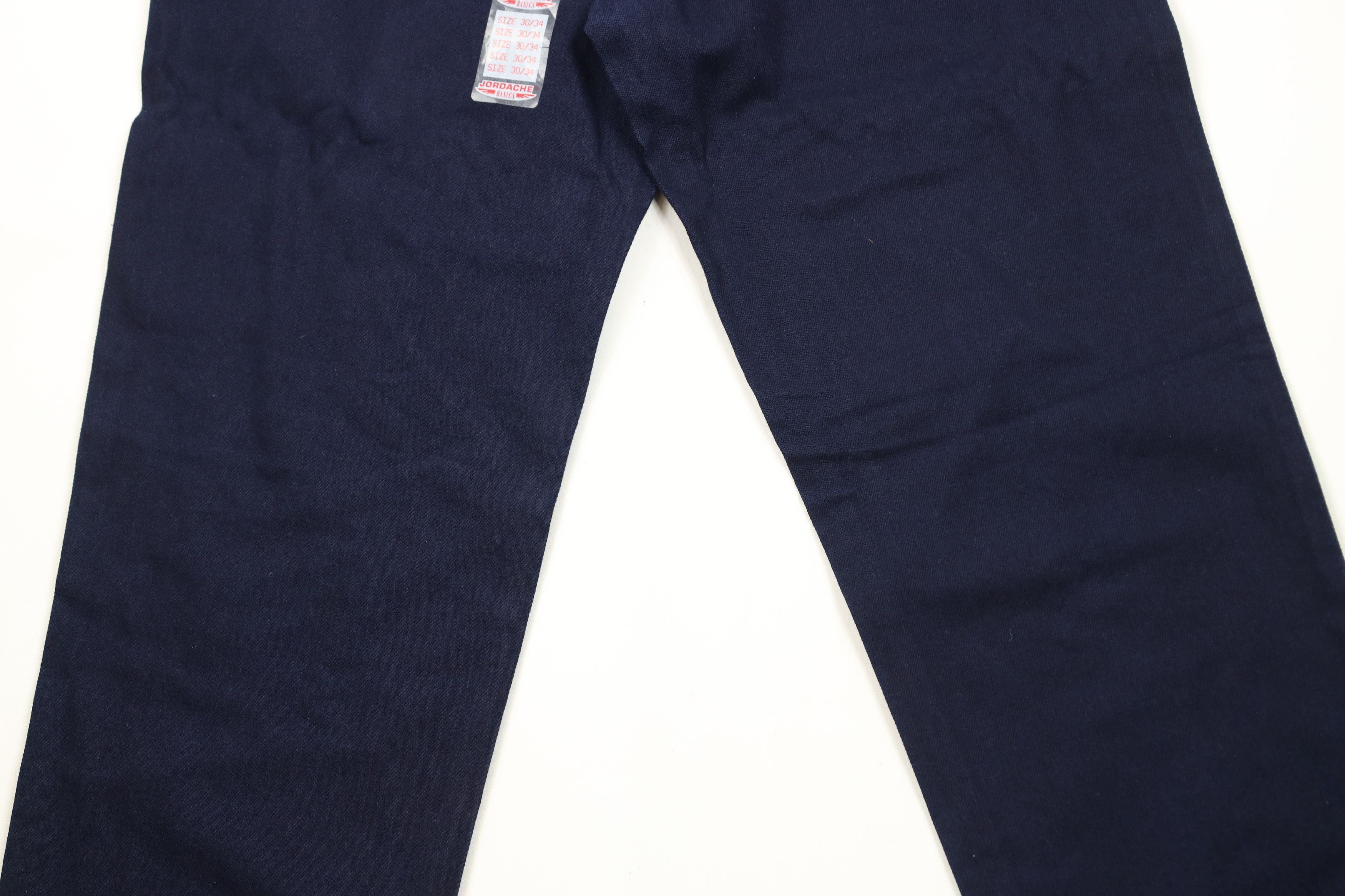 Vintage Deadstock Vintage 90s Streetwear Leg Denim Jeans Blue Size US 30 / EU 46 - 10 Thumbnail