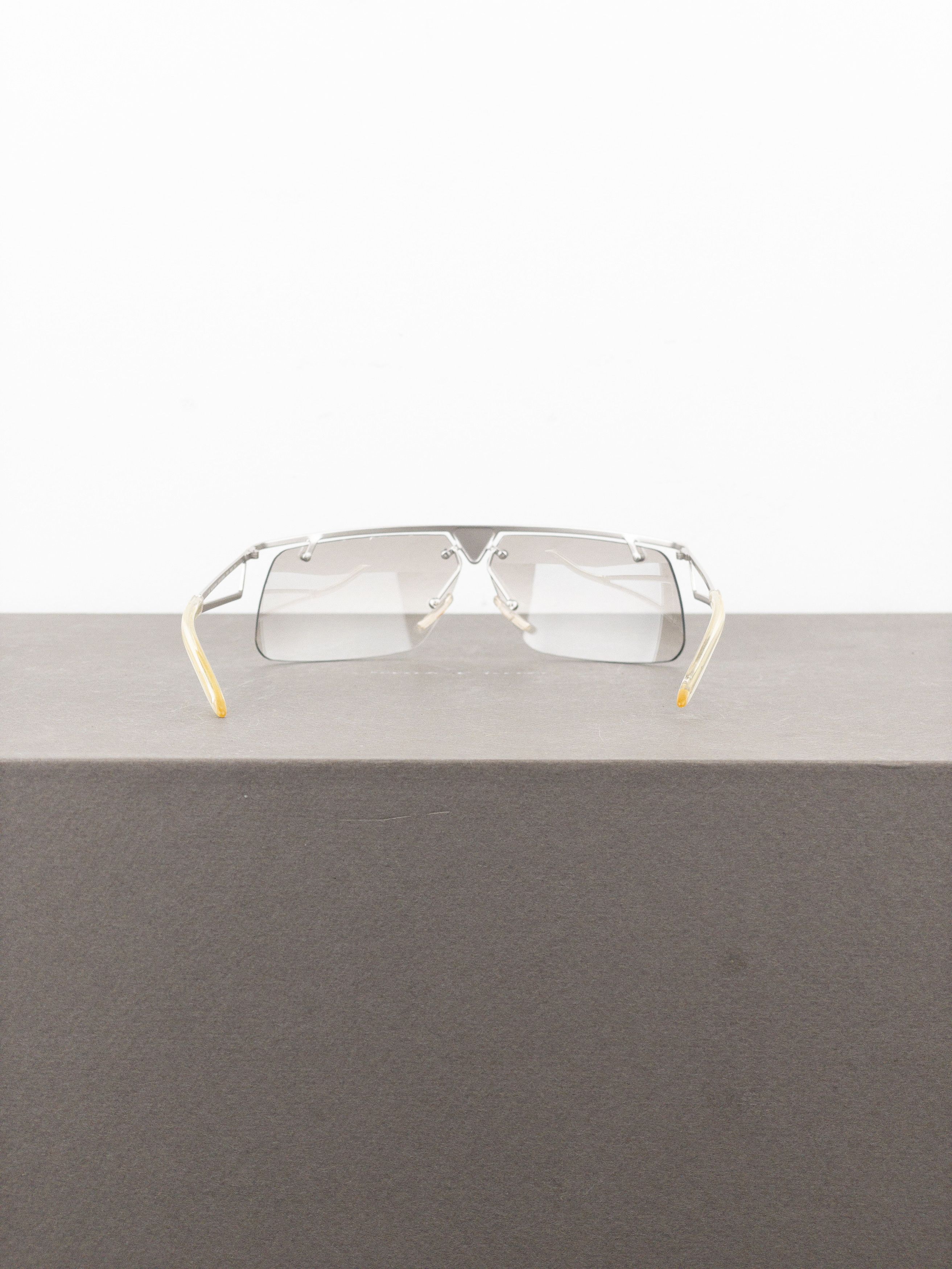 Dior Dior 2000s ‘Clubbing’ Rimless Wrap Mask Shield Sunglasses Size ONE SIZE - 7 Thumbnail