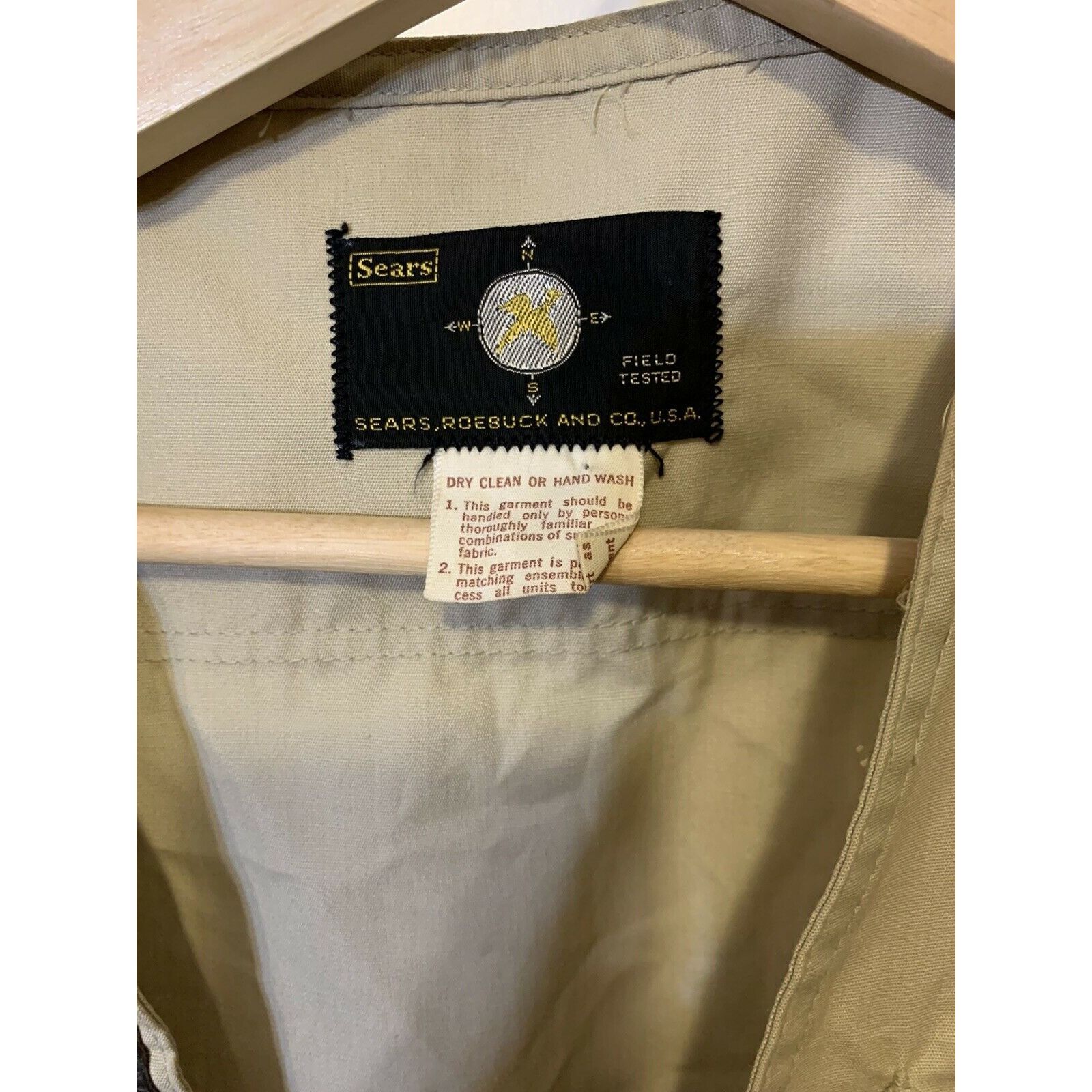 Sears Vtg Sears Roebuck & Co Mens Sz L Active Sportswear Hunt Vest Size US L / EU 52-54 / 3 - 2 Thumbnail