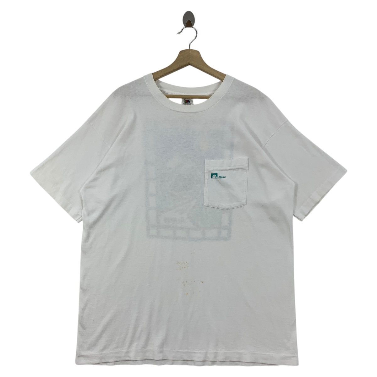Vintage Vintage ALPINE Outdoor back hit print tee Size US XL / EU 56 / 4 - 2 Thumbnail