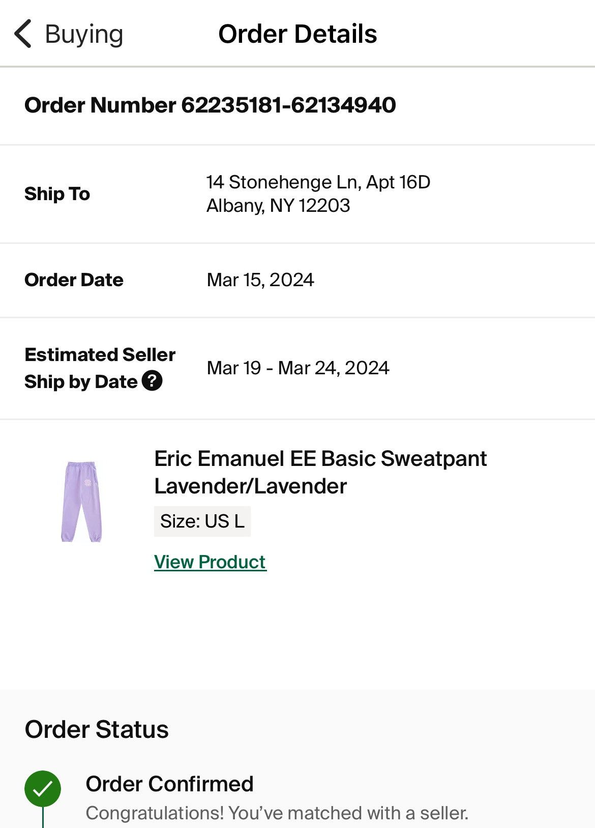Eric Emanuel Eric Emanuel lavender embroidered EE sweatpants large Size US 32 / EU 48 - 3 Thumbnail