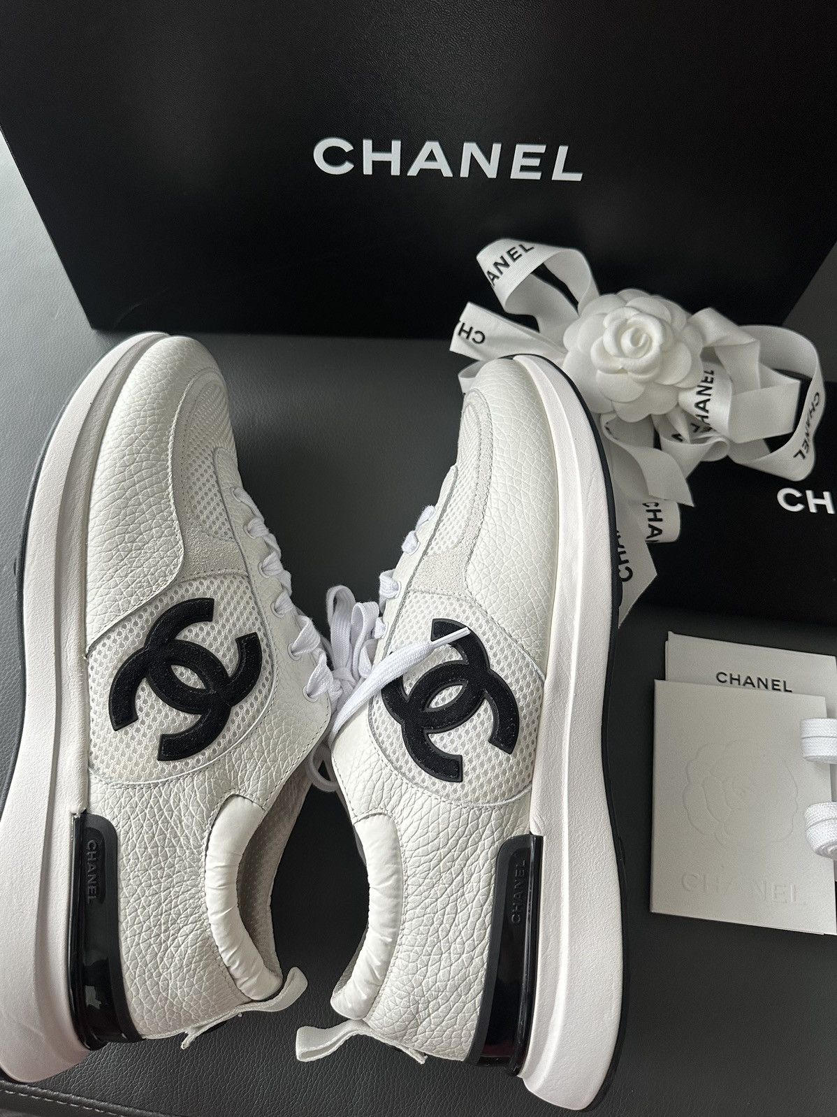 Chanel Super Rare Limited Edition Chanel Logo Men’s Sneaker Size US 11 / EU 44 - 3 Thumbnail