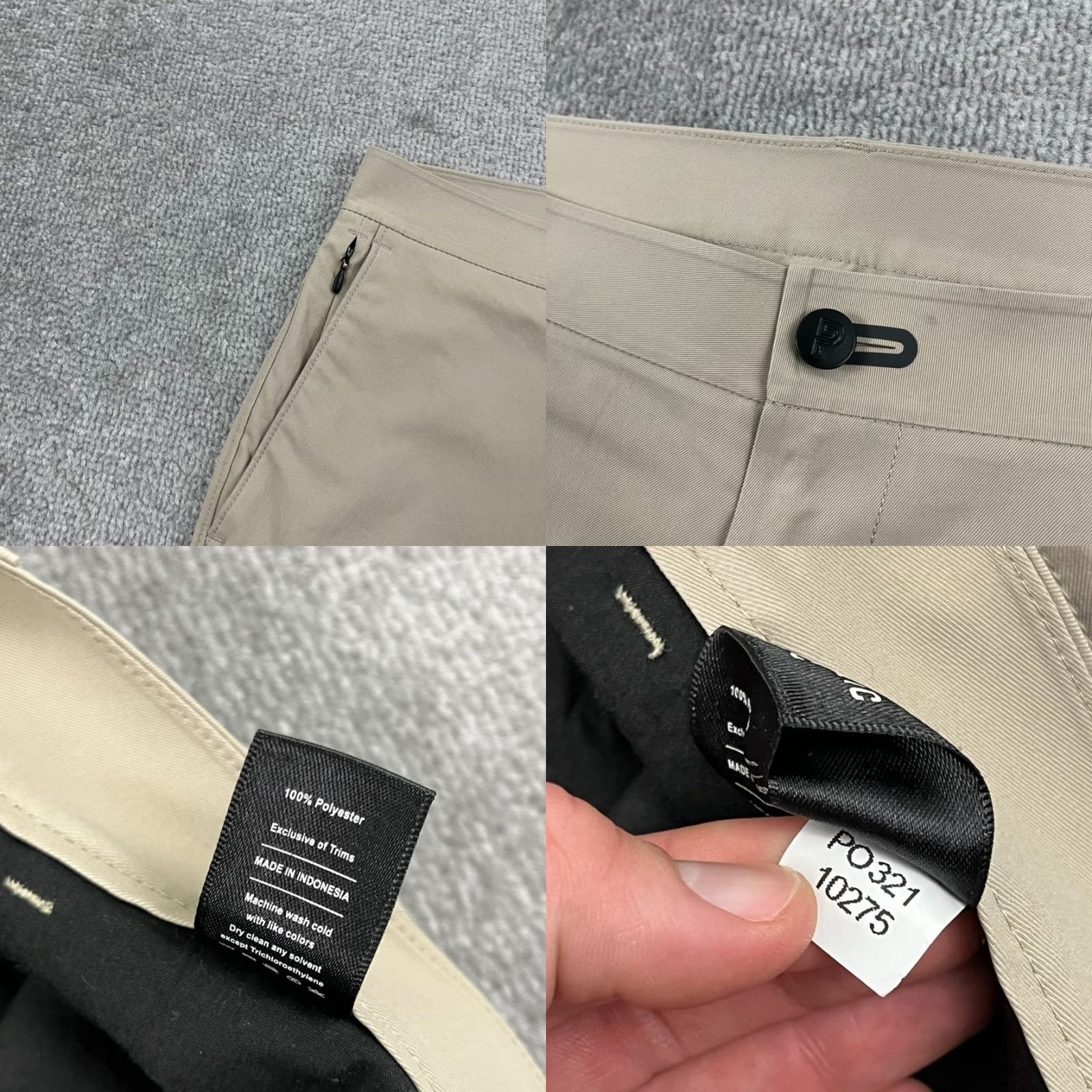 Vintage Public Rec Mens Chino Pants 40 x 30 Tan Straight Leg Travel Golf Office Casual Size US 40 / EU 56 - 8 Thumbnail