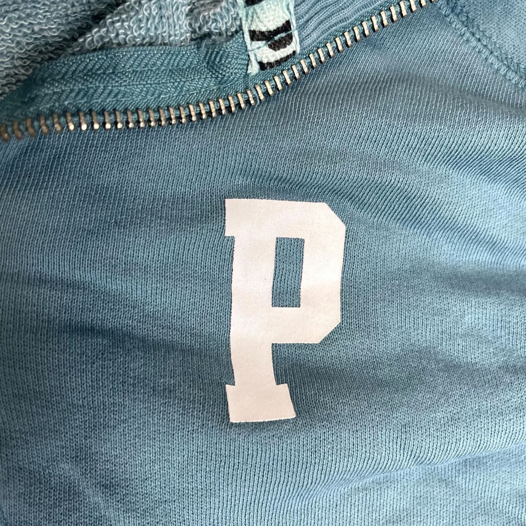 Pinko PINK Victoria's Secret Sweatshirt Womens XS Blue 1/4 Zip Pullover Logo Mock Neck Size XS / US 0-2 / IT 36-38 - 3 Thumbnail