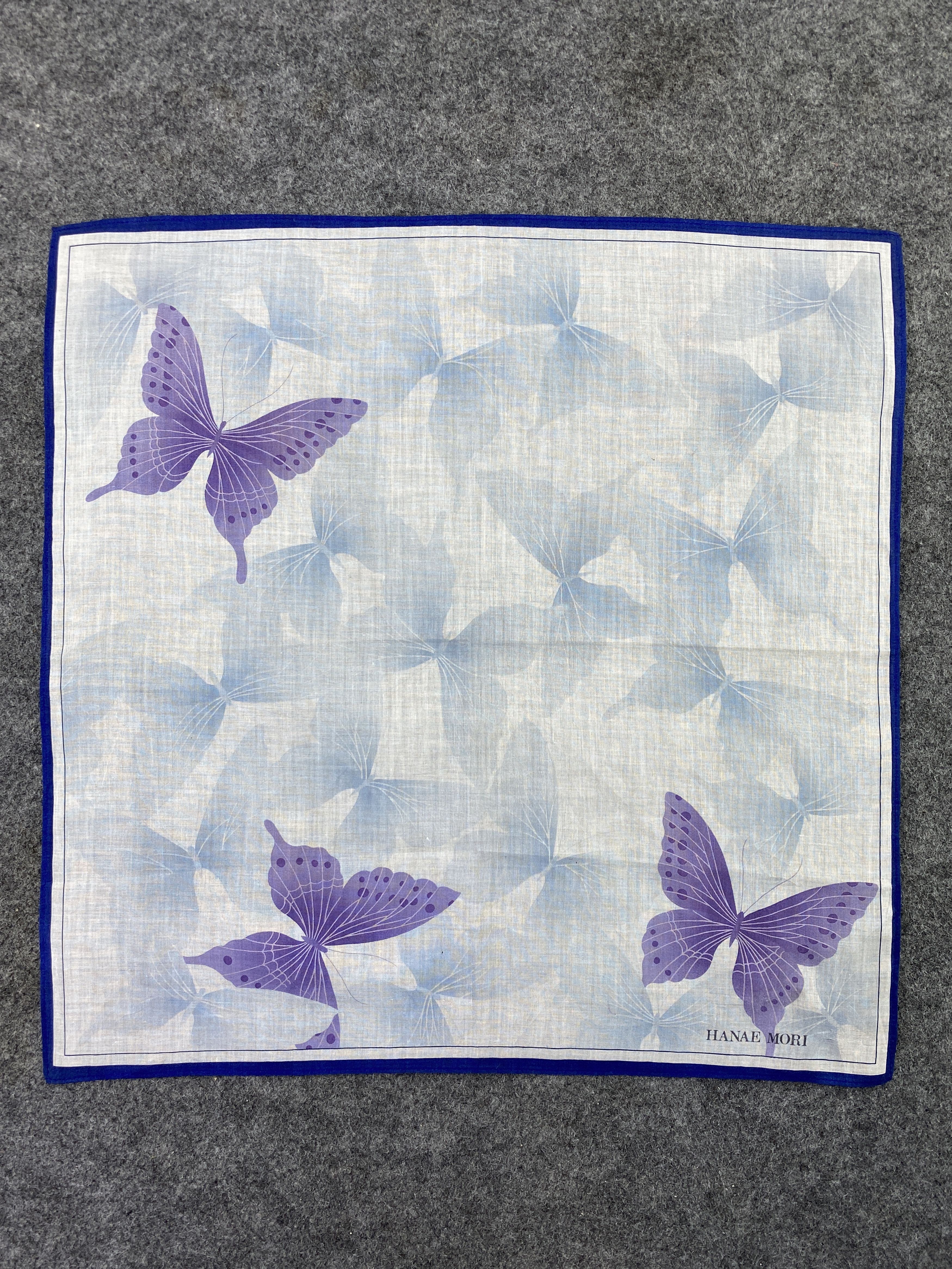 Hanae Mori × Vintage Hanae Mori Handkerchief / Bandana / Neckerchief-B211 Size ONE SIZE - 3 Thumbnail
