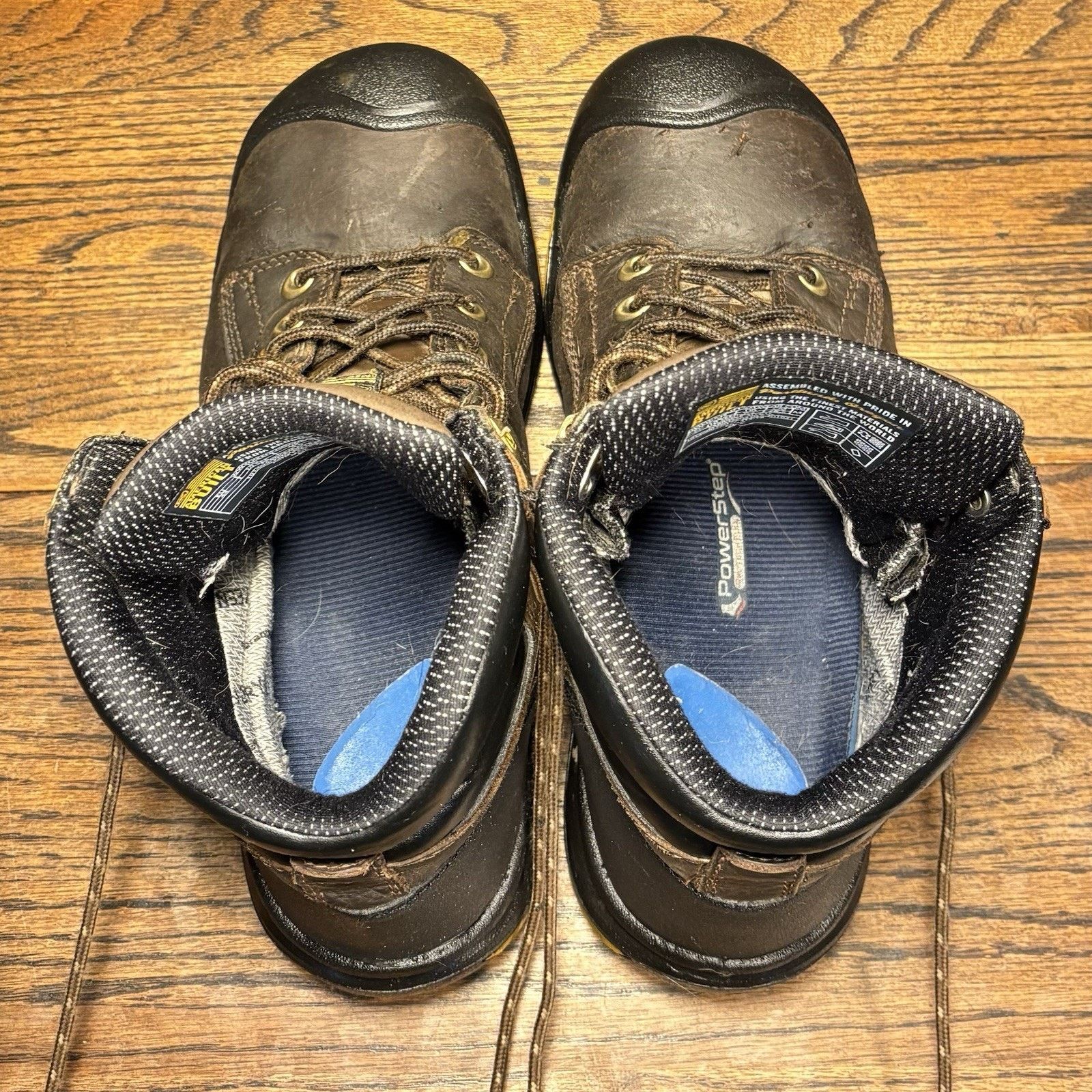 KEEN Keen Brown Leather Soft Toe Utility Work Hiking Boots USA Size US 10.5 / EU 43-44 - 6 Thumbnail
