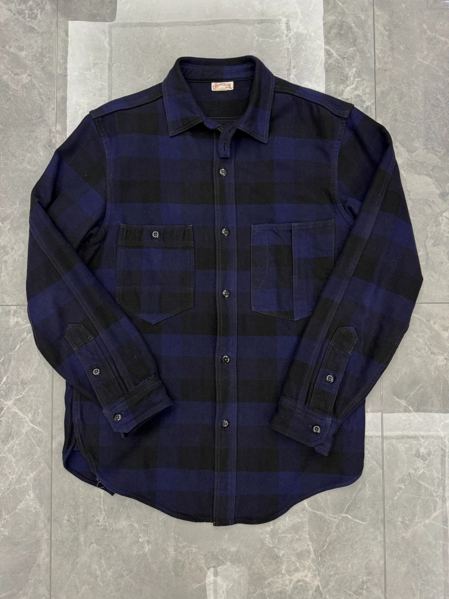 Freewheelers Freewheelers Heavy flannel shirt Size US XXL / EU 58 / 5 - 1 Thumbnail