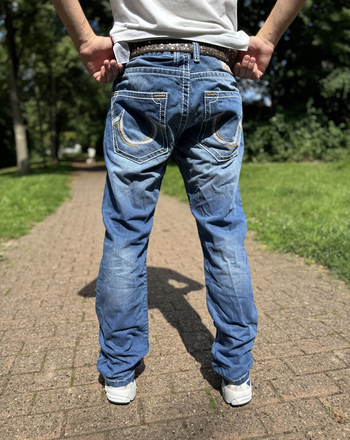 True Religion True Religion Made in USA Vintage Denim Jeans Avantgarde Y2K Size US 34 / EU 50 - 1 Thumbnail