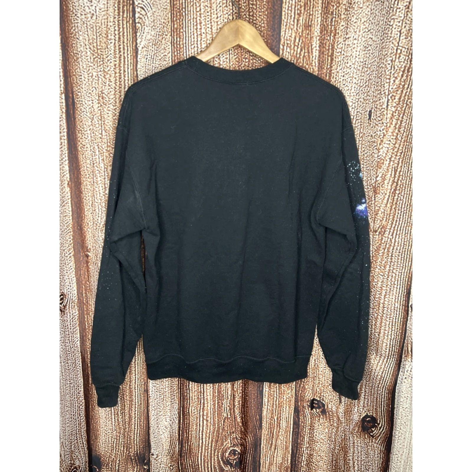 Vintage Ariana Grande God Is A Woman Crewneck Galaxy Sweatshirt Black Size Medium Women Long Sleeve Pullover Sweatshirt Cotton Polyester Size M / US 6-8 / IT 42-44 - 4 Thumbnail